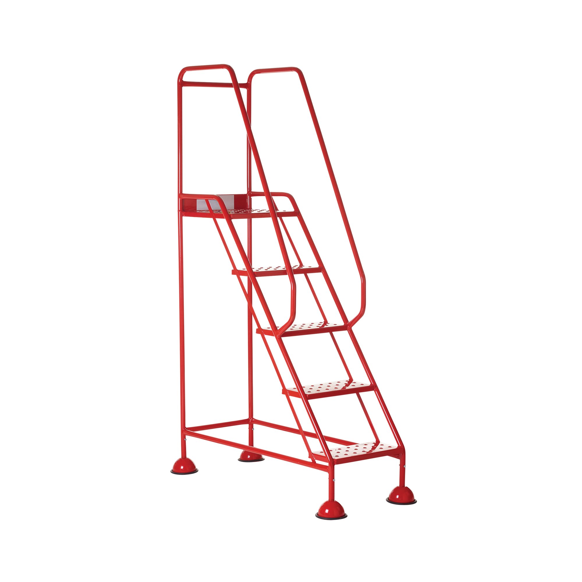 UK DOMED FEET PCHD 5 TREAD STEP RED