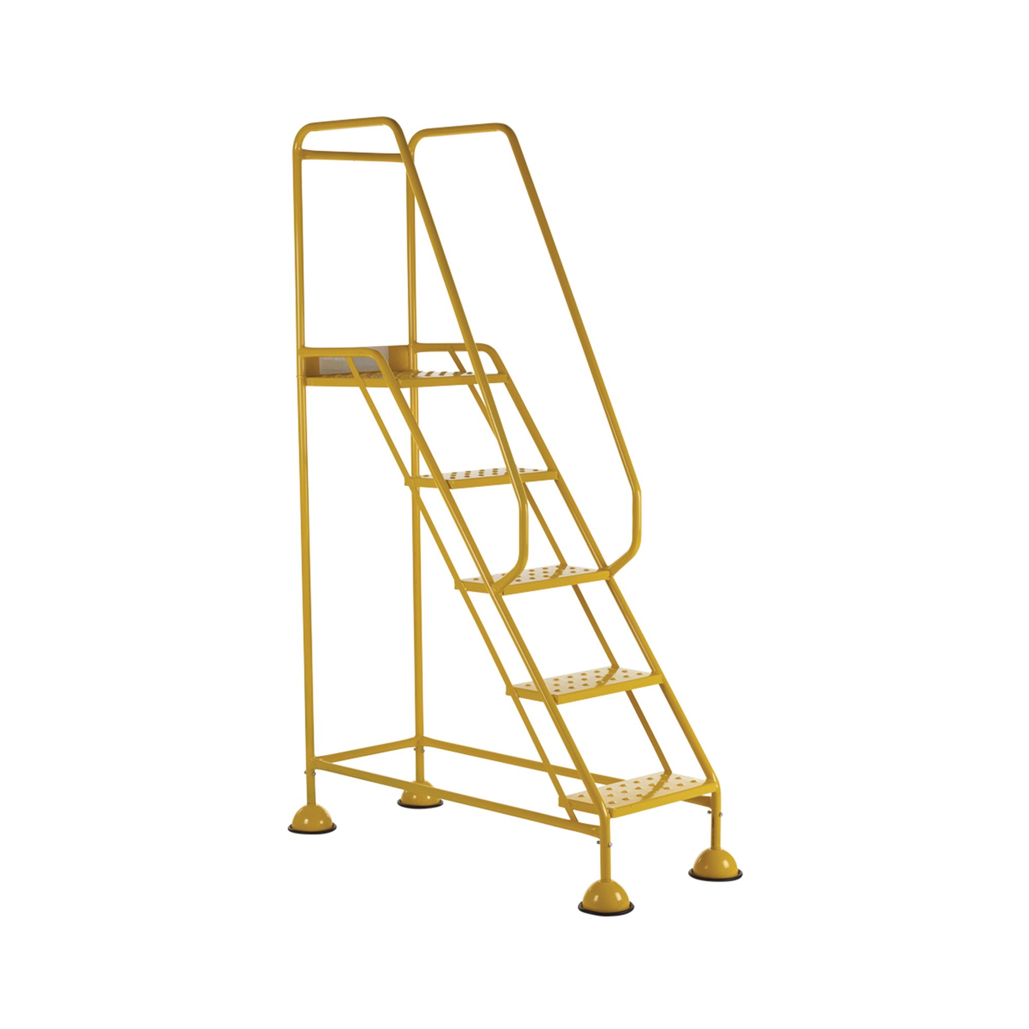 UK DOMED FEET PCHD 5 TREAD STEP YLW