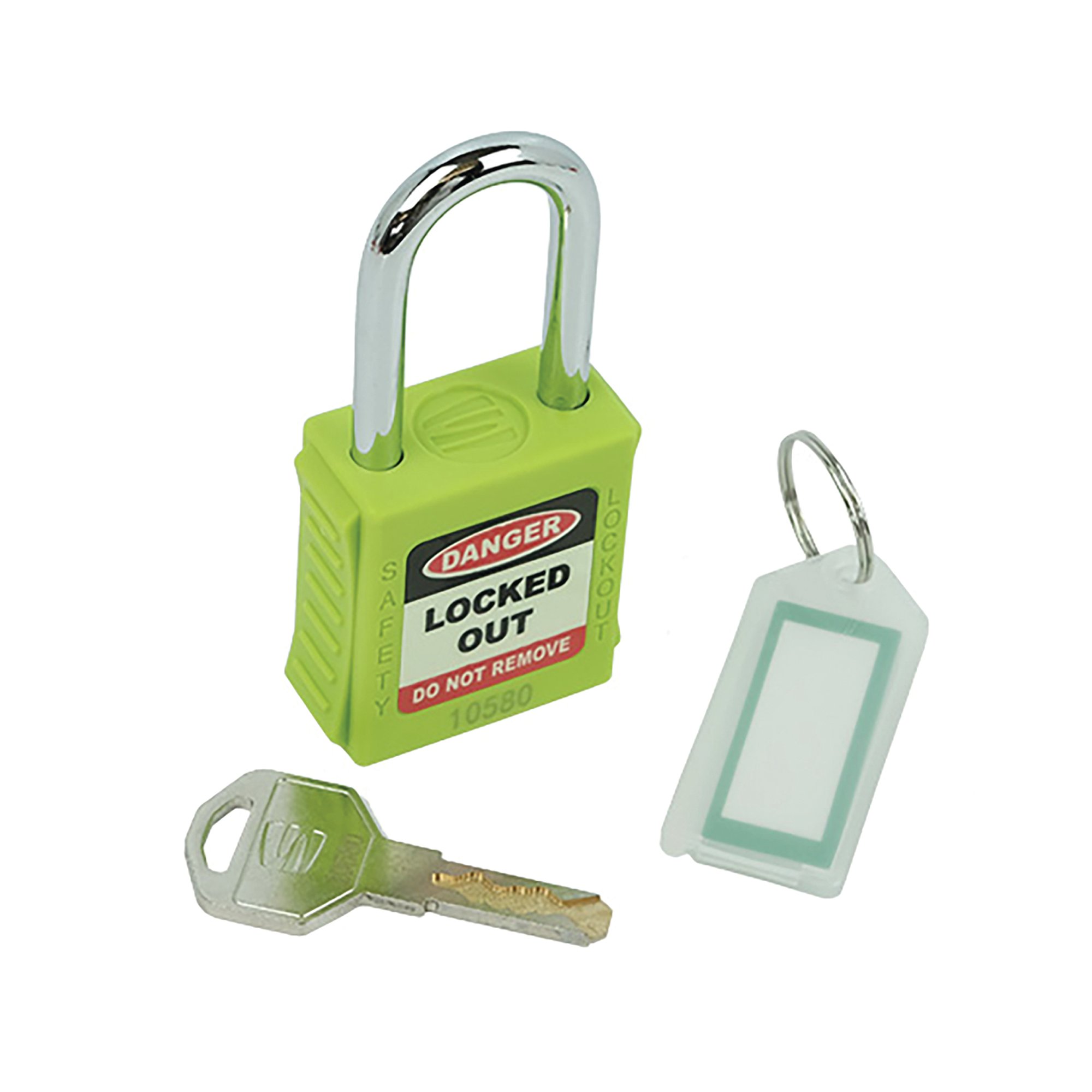 STD SHACKLE SAF LOCKOUT PADLOCK GRN