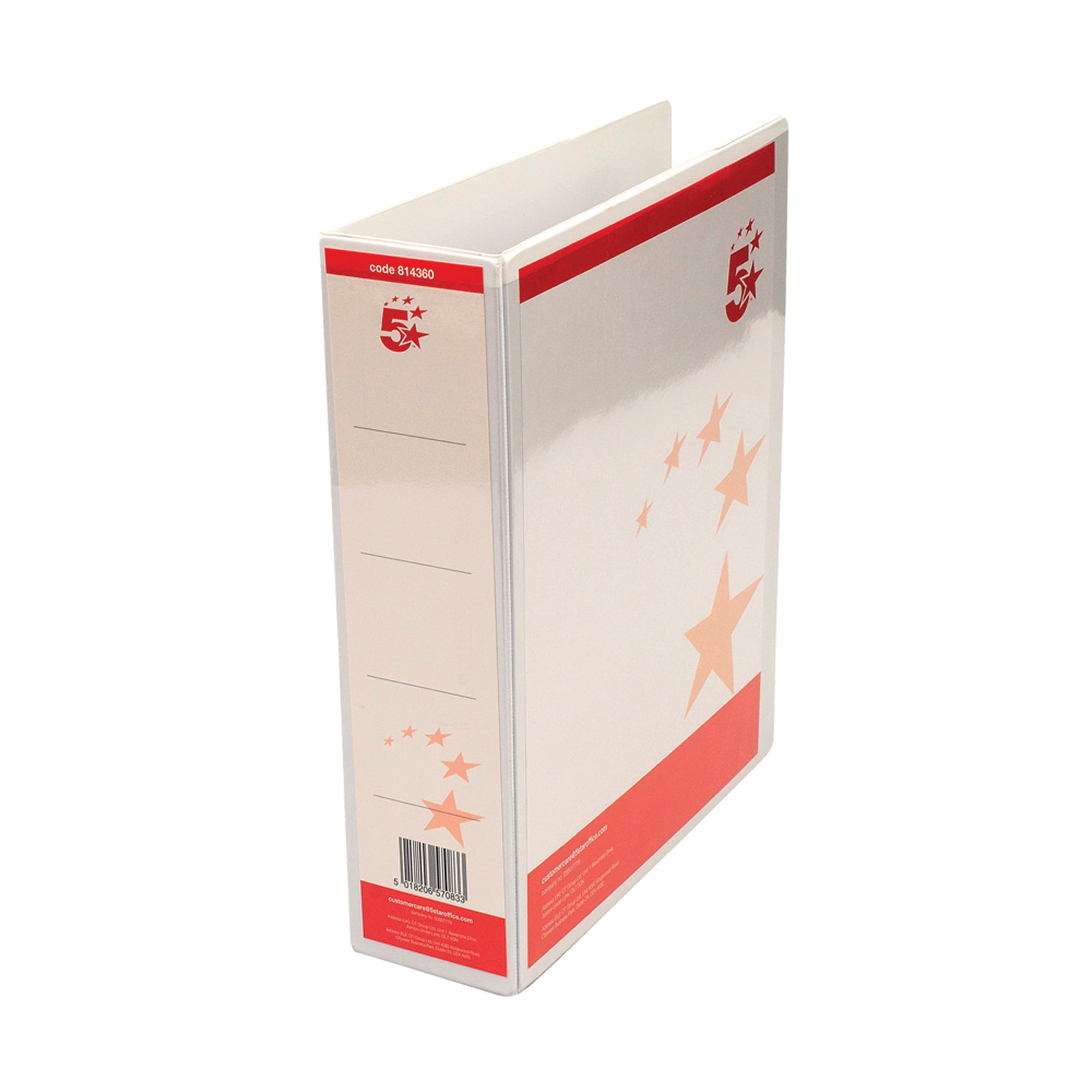 PRES LEVER ARCH FILE A4 PP 58MM WHT