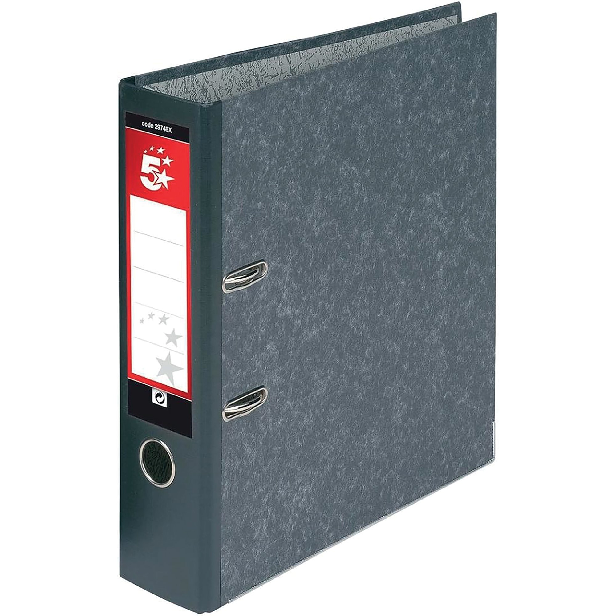 LEVER ARCH FILE A5 75MM SPINE PK10