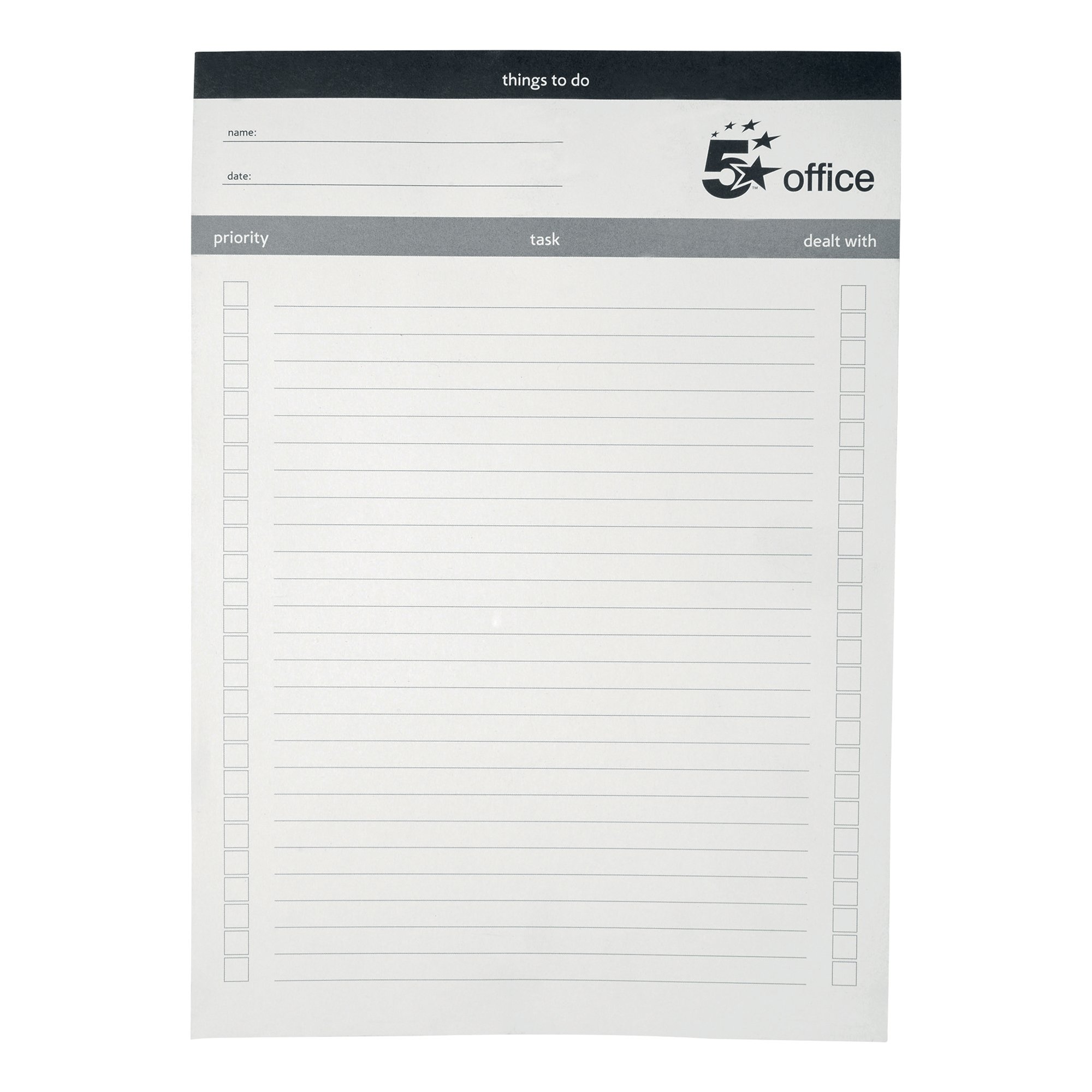 THINGS TO DO TODAY PAD A4 80 SHEETS