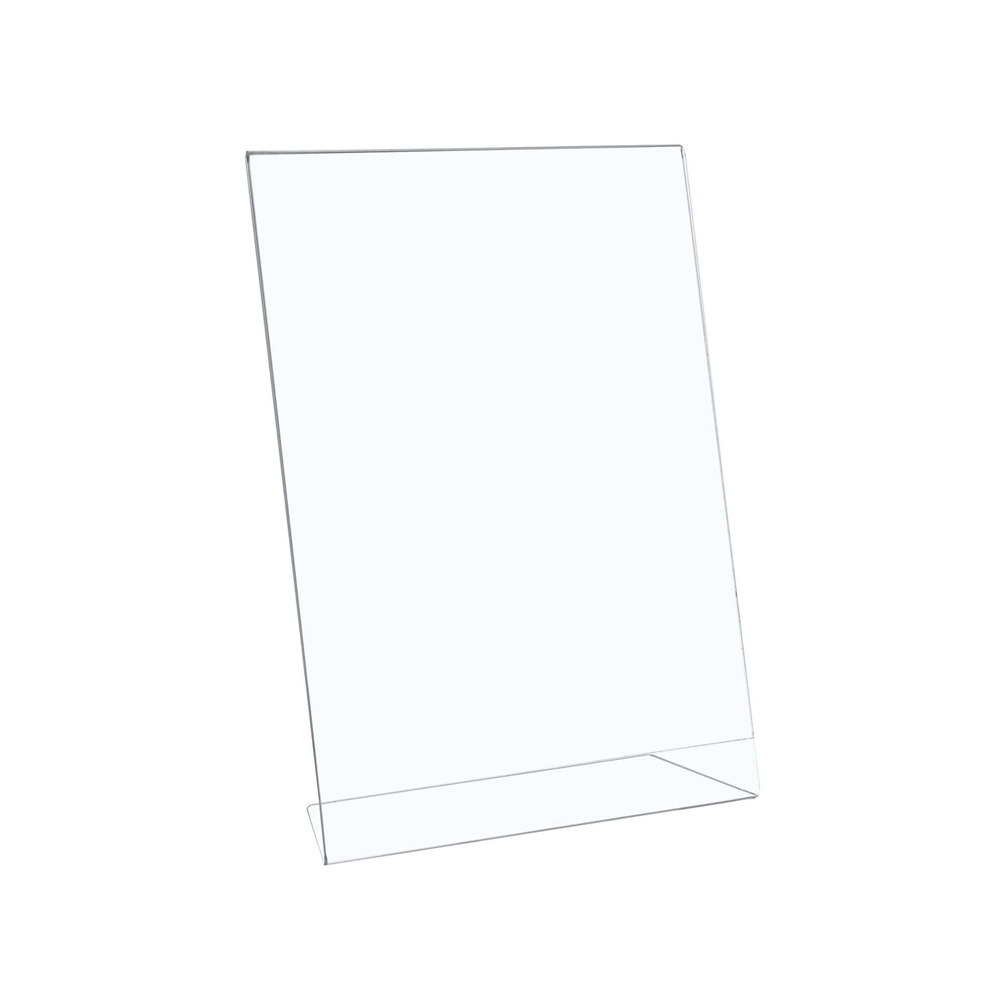 SIGN HOLDER PORTRAIT SLANTED A4 CLR