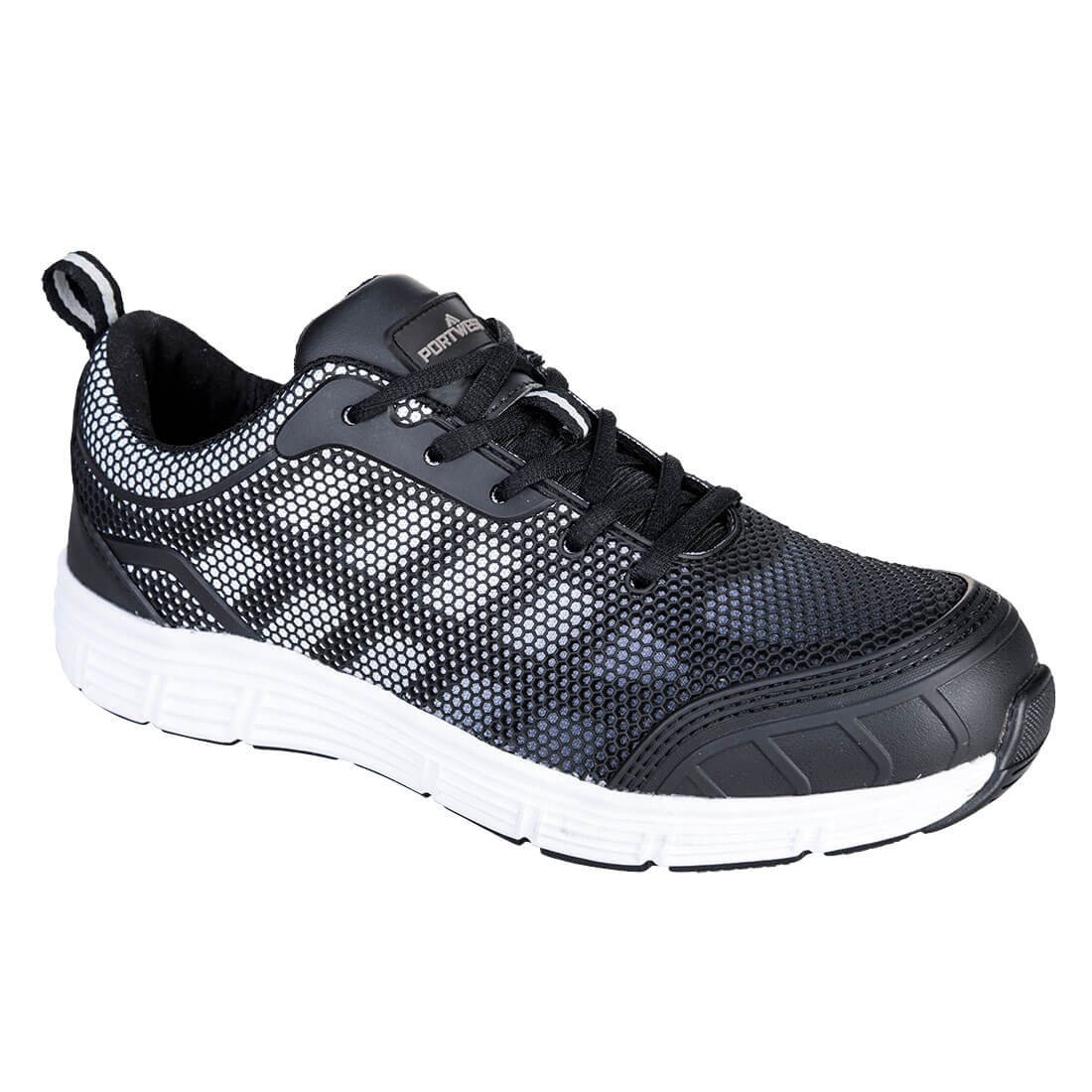 STEELITE TOVE TRAINER S1P BLK/WHT 42
