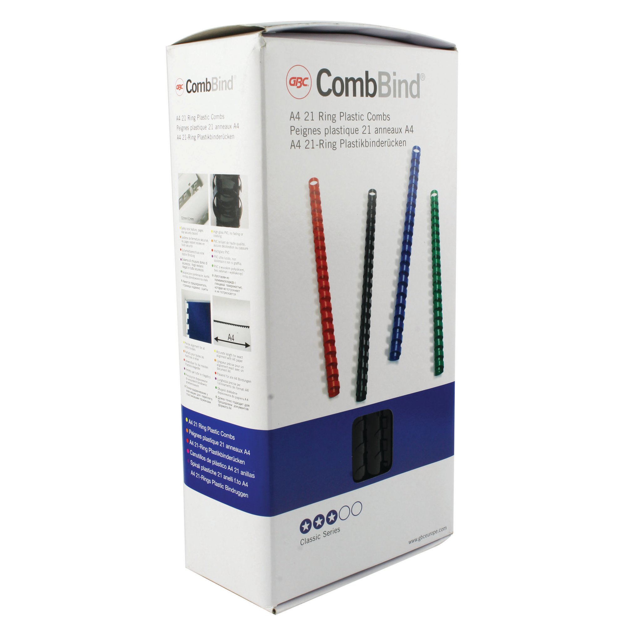 GBC COMBBIND A4 12MM BIND COMB PK100