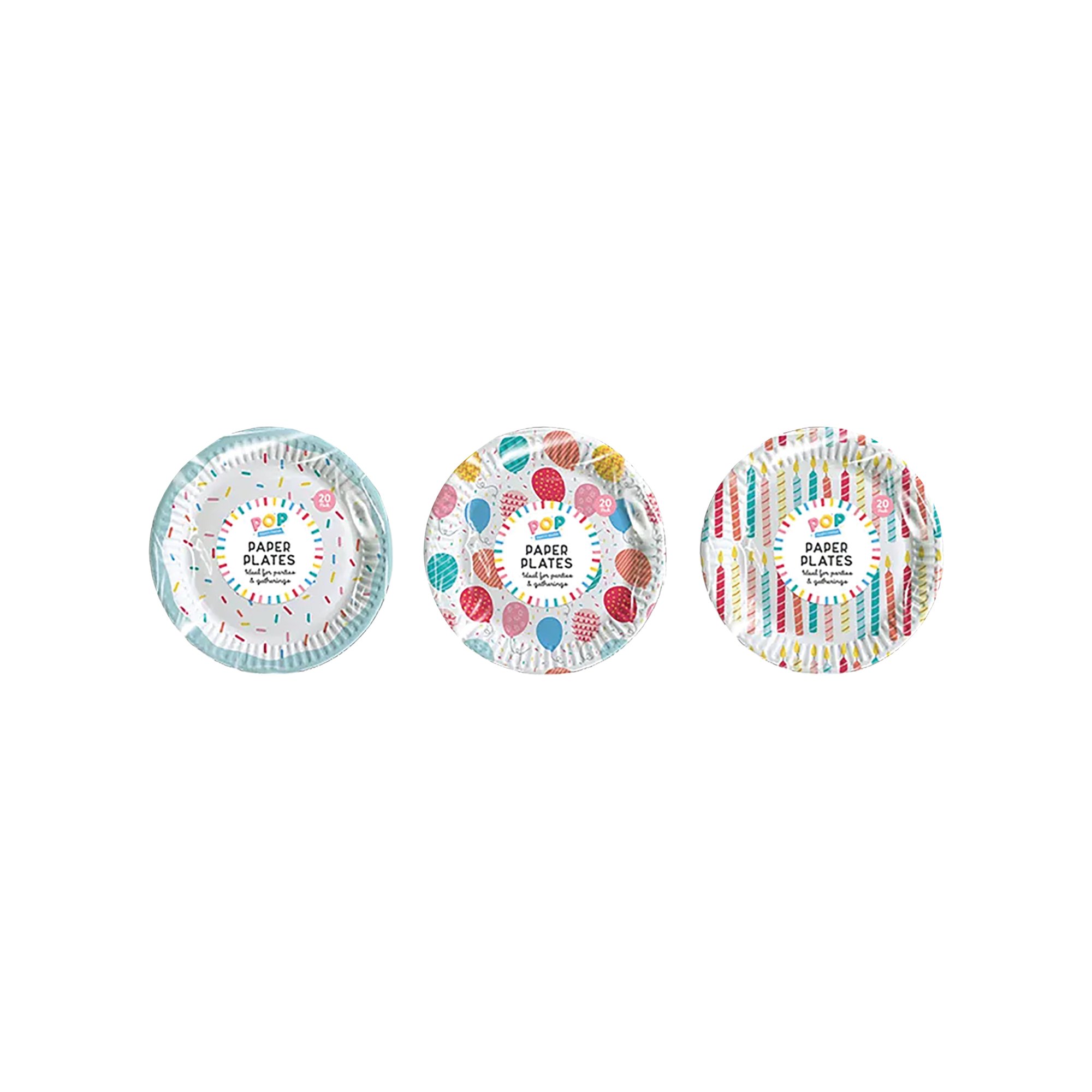 PARTY PAPER PLATES X20 PK18