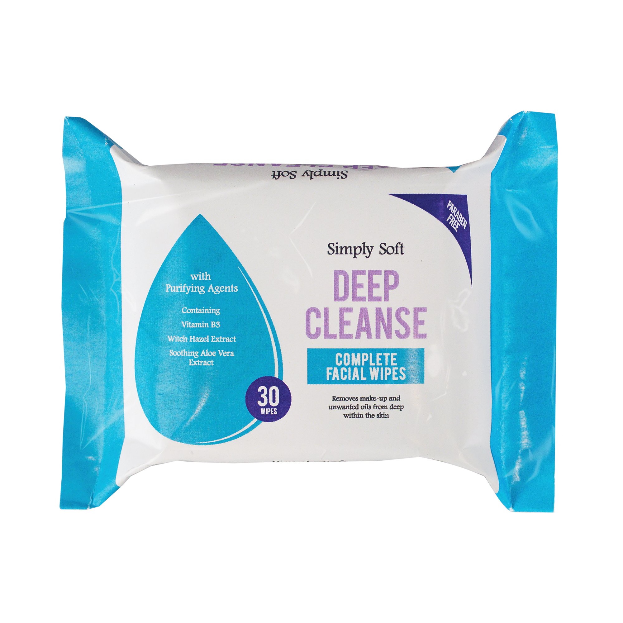 DEEP CLEANSE FACIAL WIPES X30 PK48