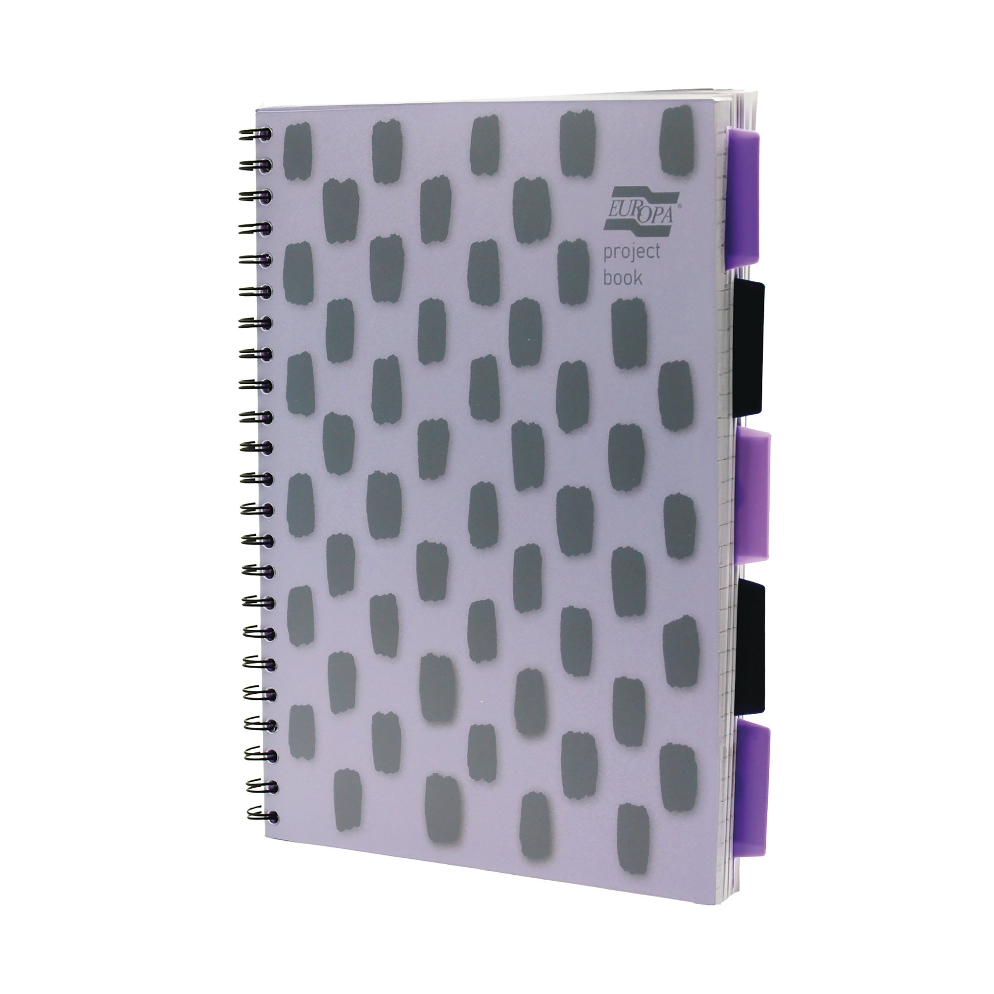 EUROPA PROJECT BOOK 200P A4 PRPL PK3