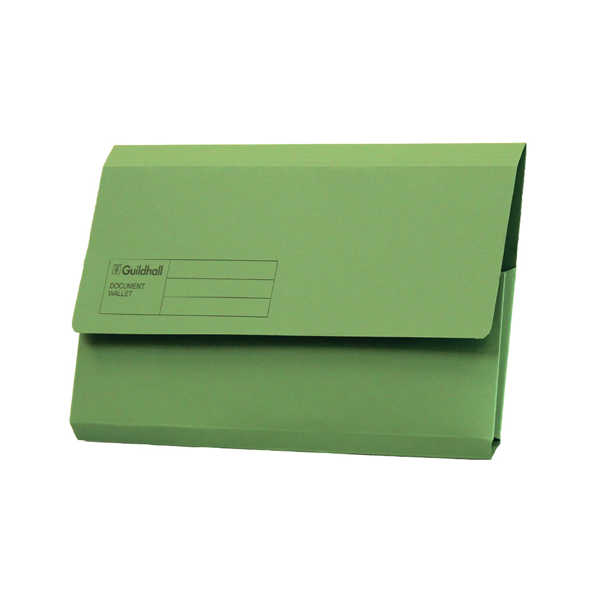 GUILDHALL DOC WLT FOOLSCAP GRN PK50