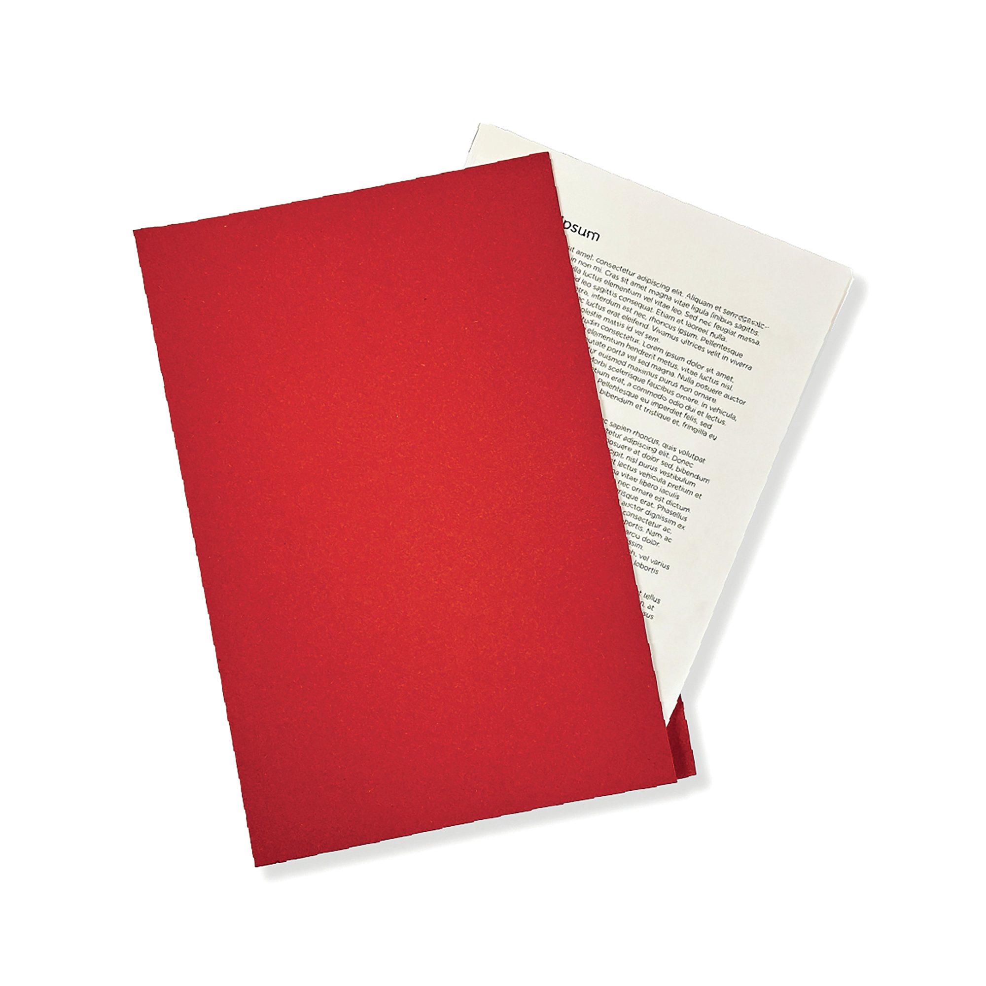 GUILDHALL SQ CUT FOLDER RED PK100