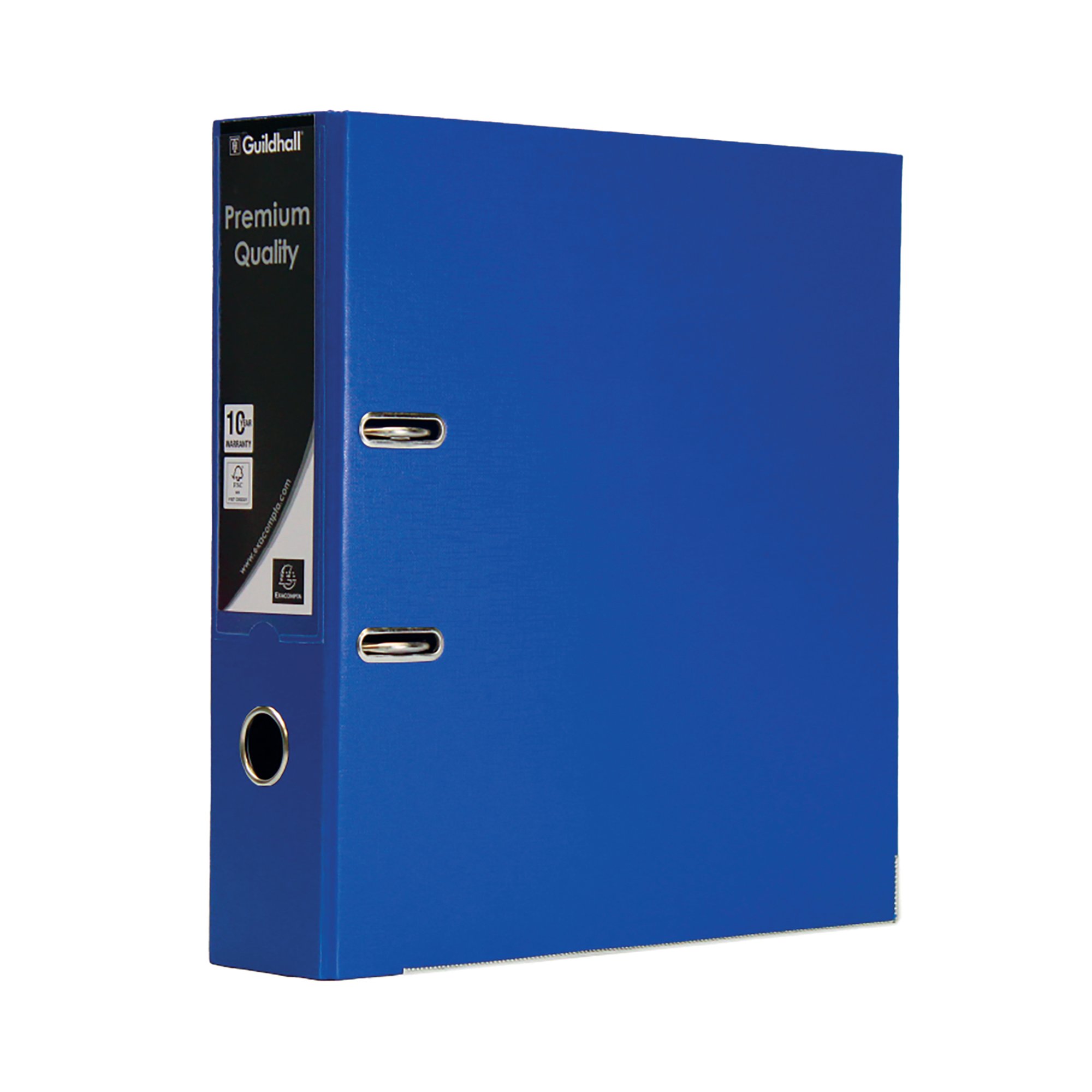 GUILDHALL LACH FILE A4 80MM BLU PK10