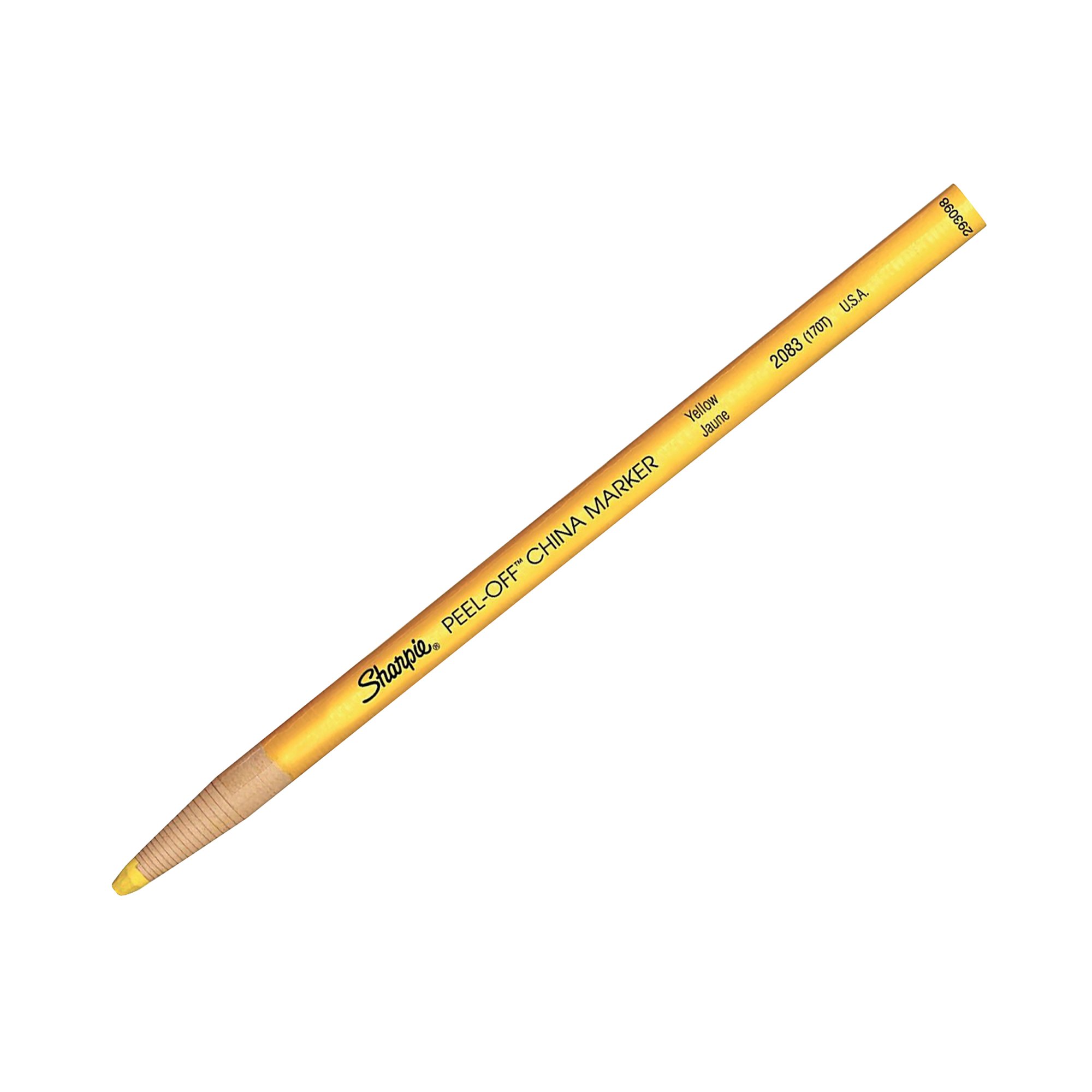 SHARPIE CHINA MARKER YELLOW PK12