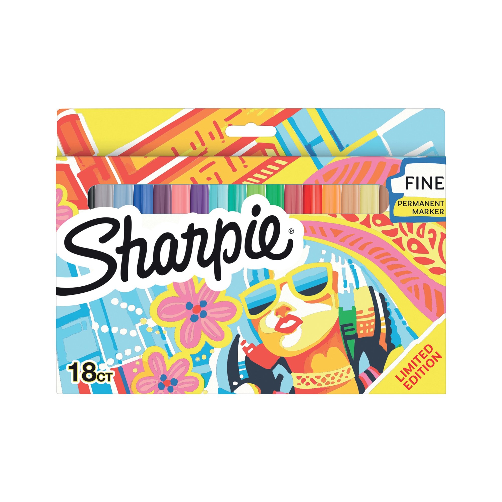 SHARPIE PERMANENT MARKERS AST PK18