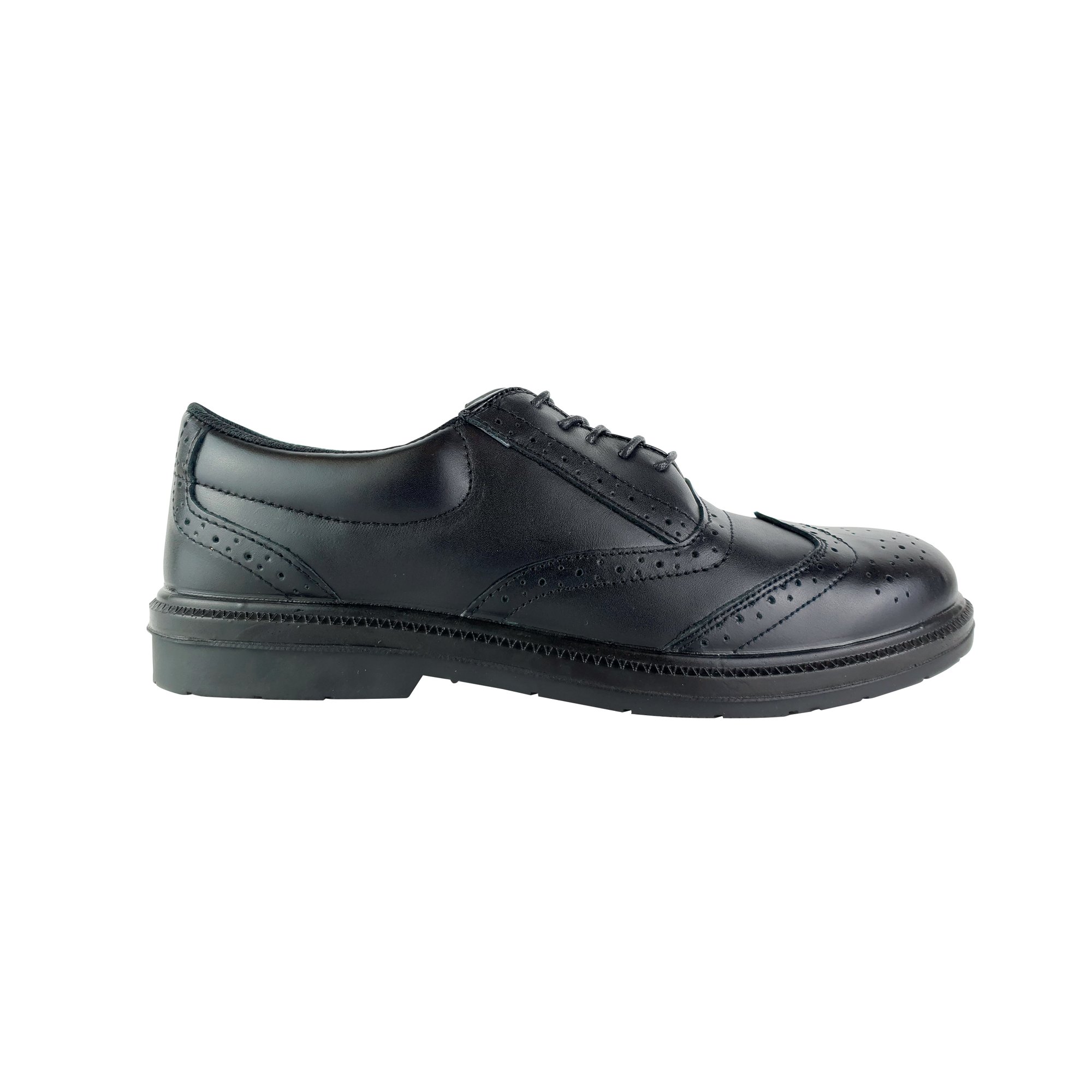 SAMSON BROGUE SAF SHOE BLK SZ7