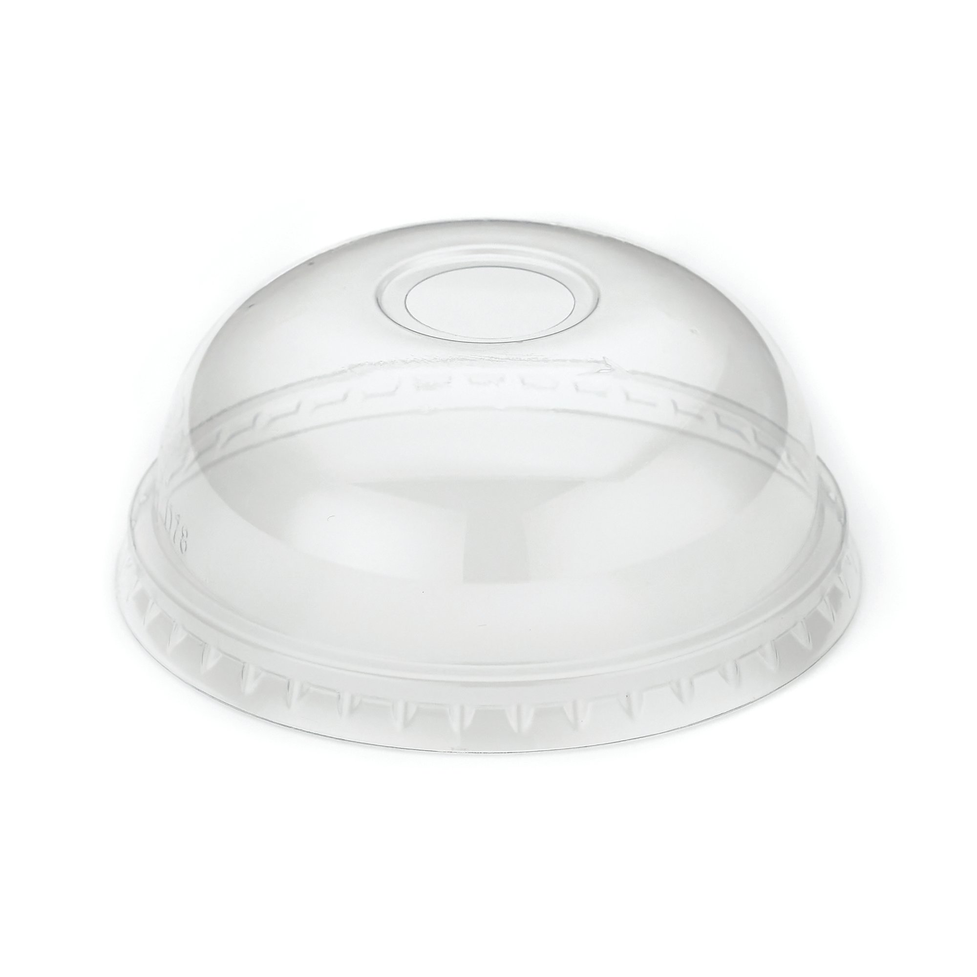 DOMED LID WITH HOLE RPET 9OZ PK2000