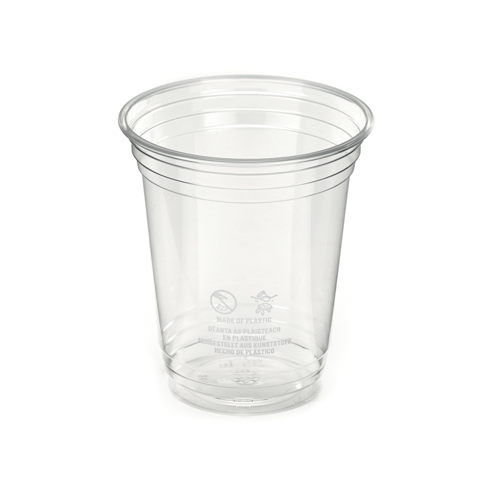 CUP 12OZ 10G RPET CUPS CLEAR PK1000