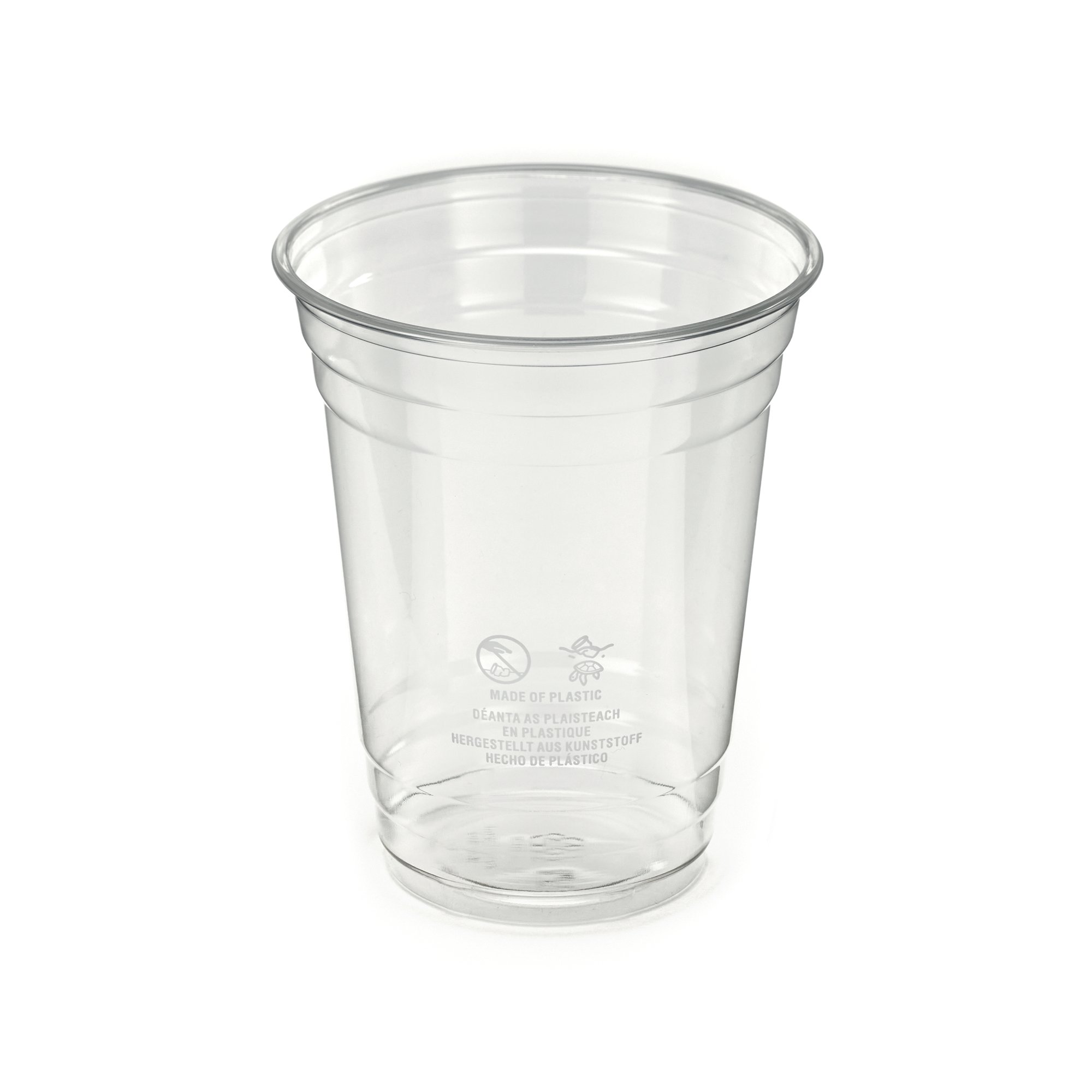 CUP 16OZ 12.5G RPET CUP CLEAR PK1000