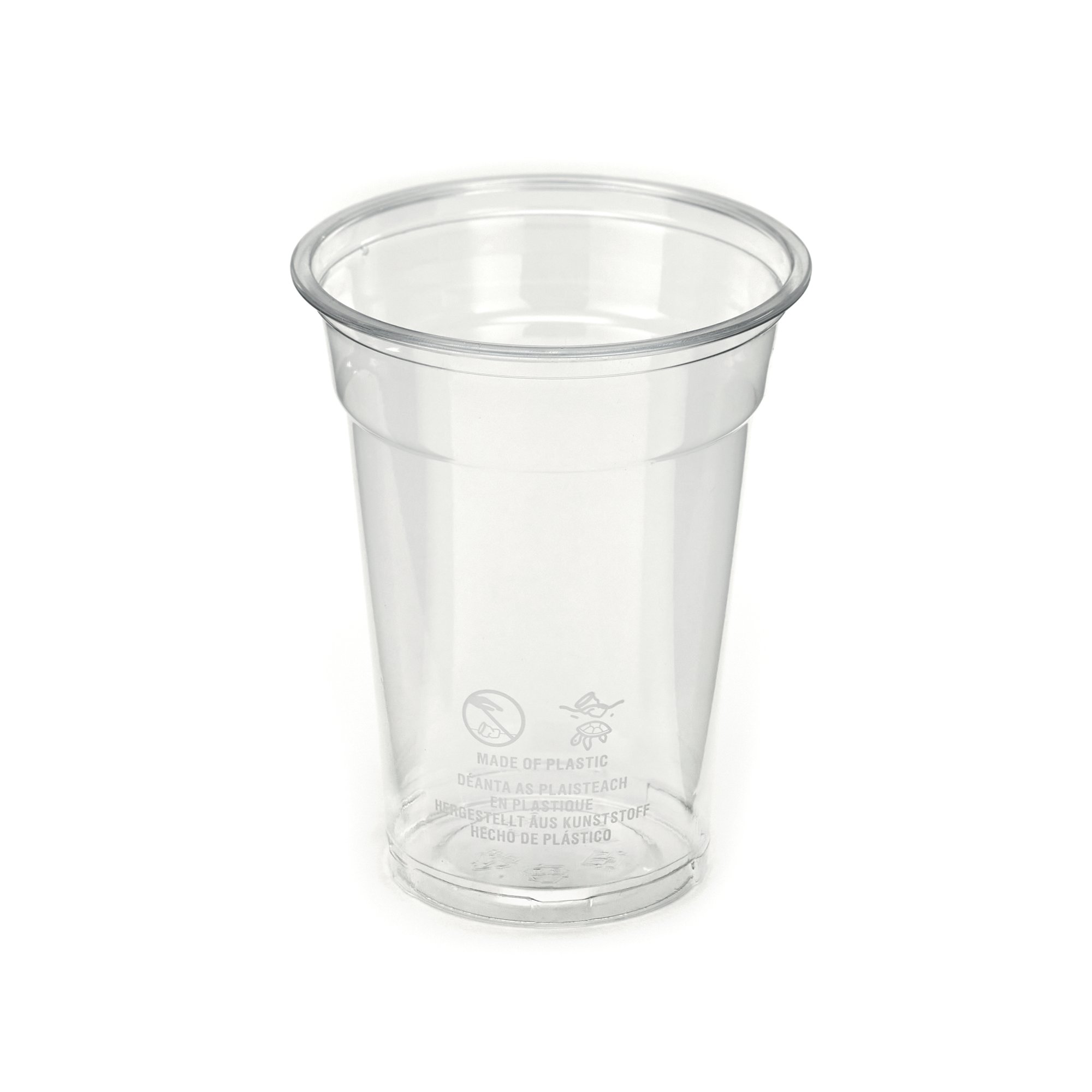 CUP 9OZ RPET 20X50 CUPS CLEAR PK1000