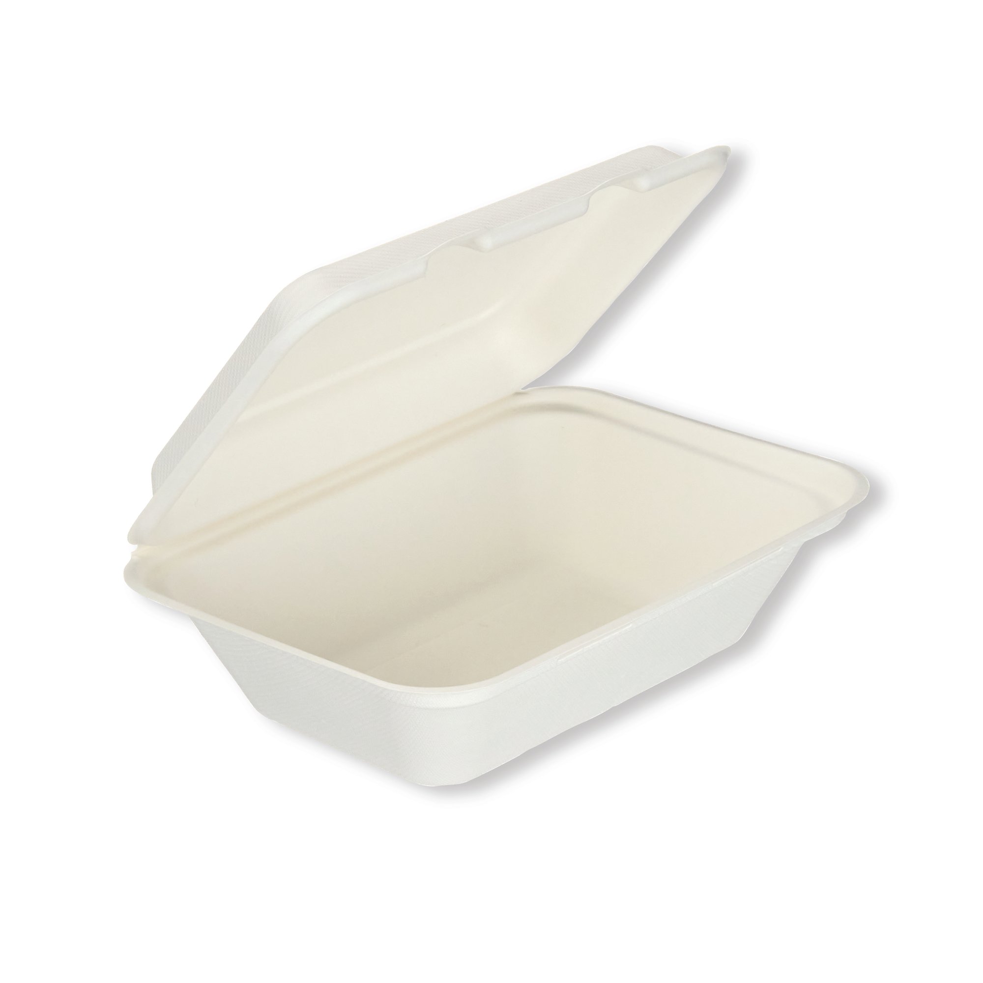 BAGASSE CLAMSHELL MEALBX 7X5IN PK500