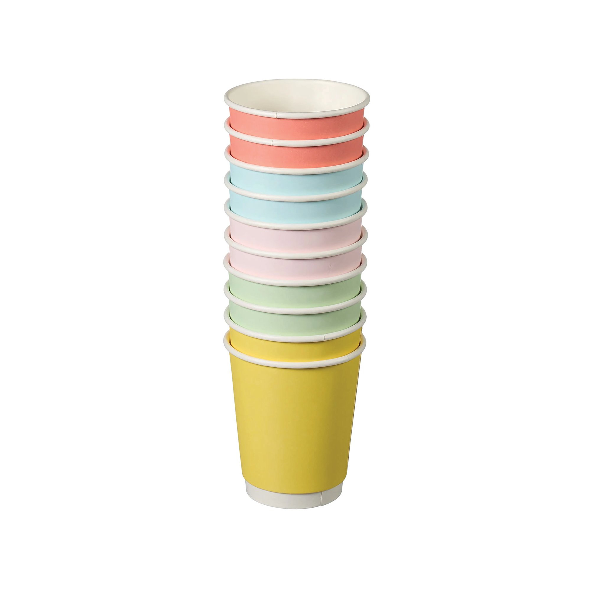 CONFETTI HOT CUP 8OZ AST PK500