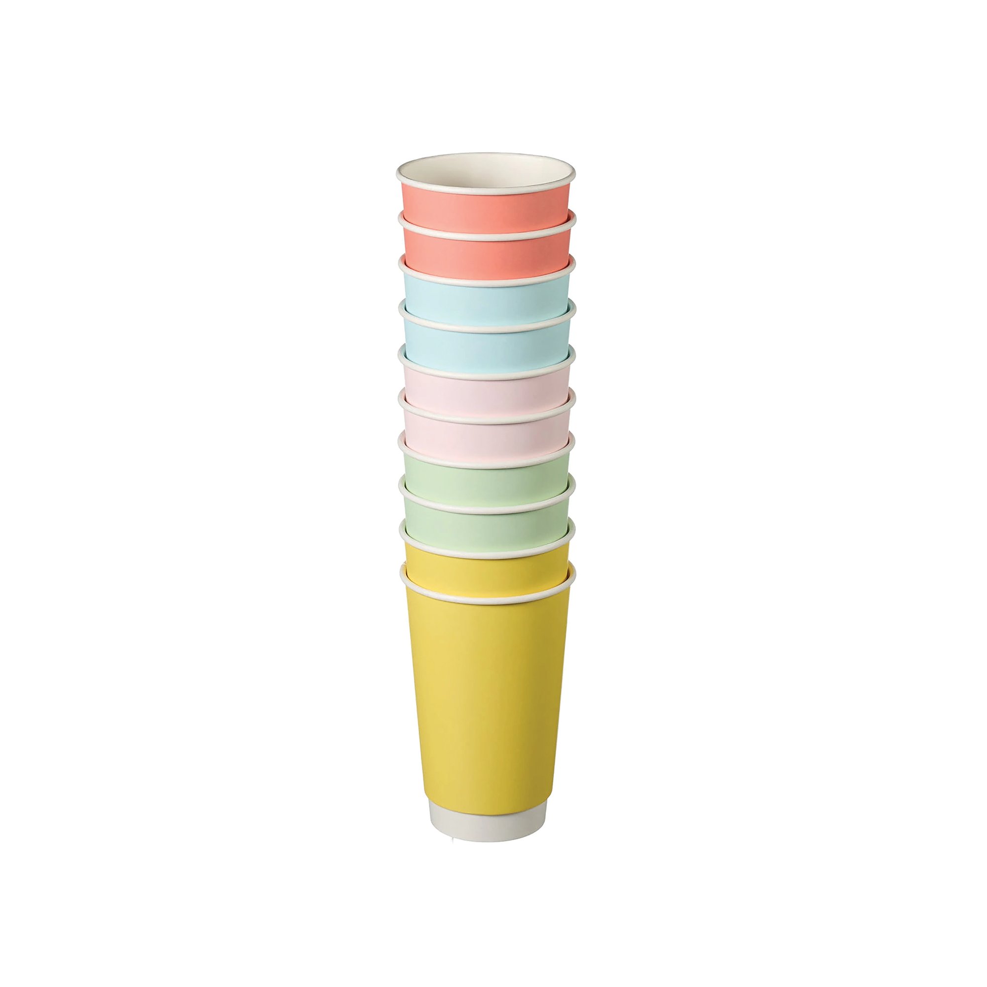 CONFETTI HOT CUP 16OZ AST PK500