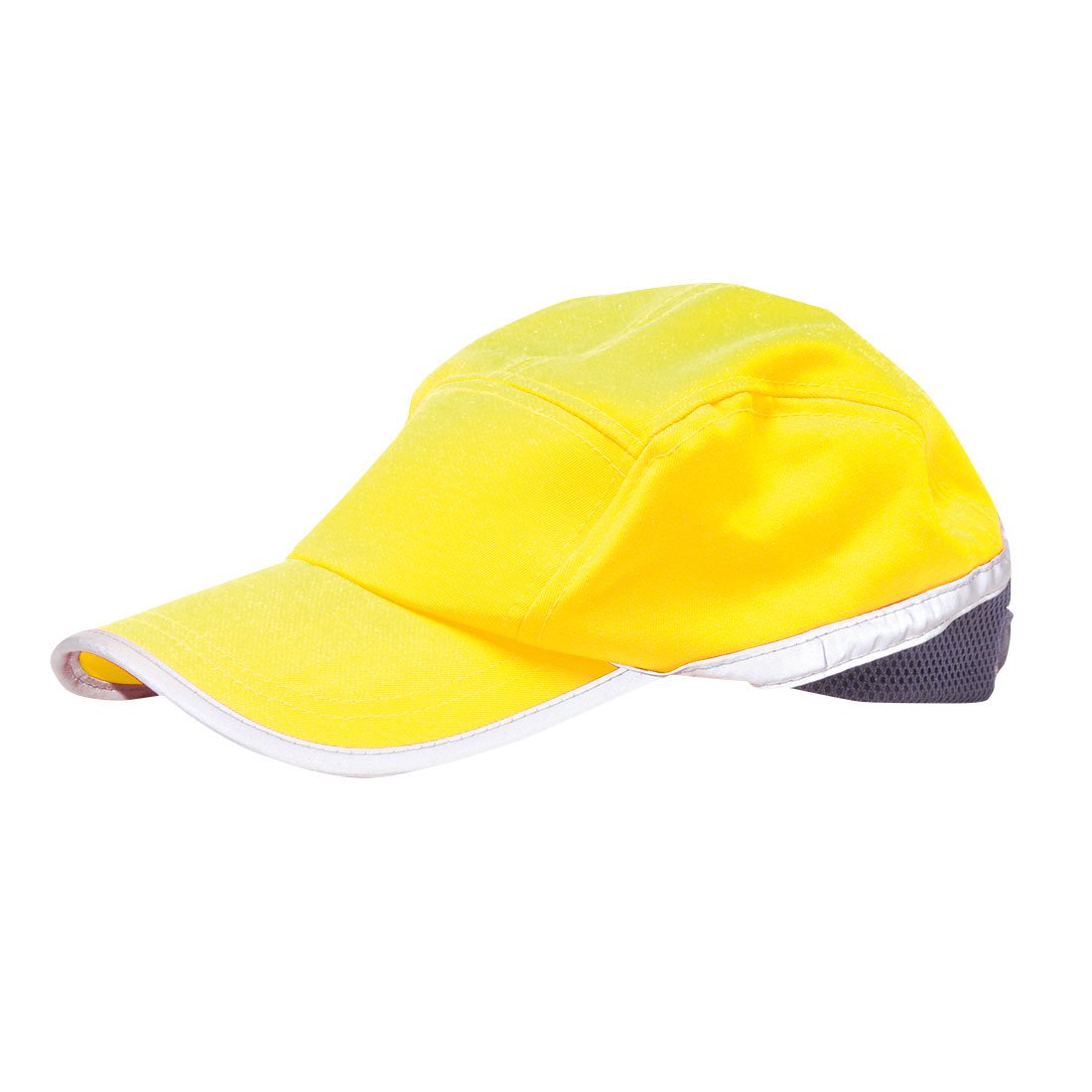 HI-VIS BASEBALL CAP YLW/NAVY PK10