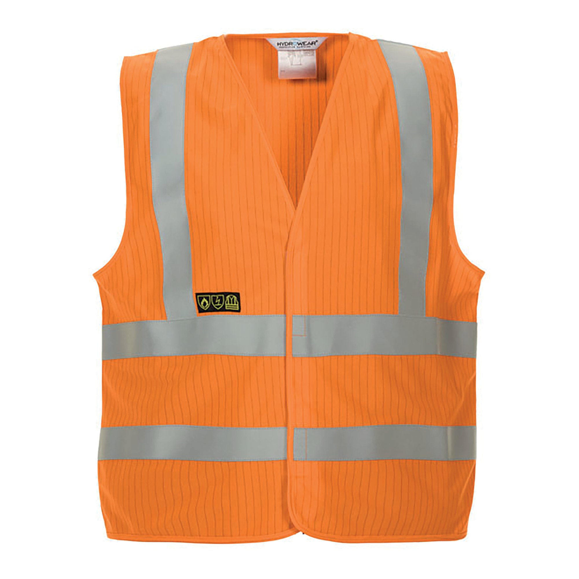 HI VIS FLAME RET A/S WCOAT ORG L/XL