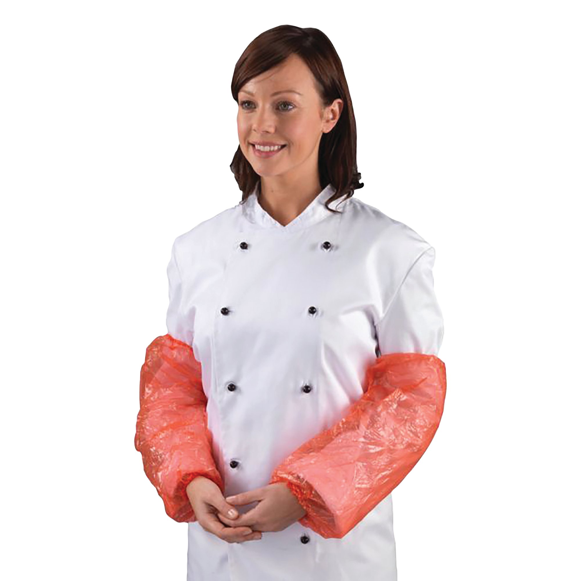 POLYTHENE OVERSLEEVES RED PK100