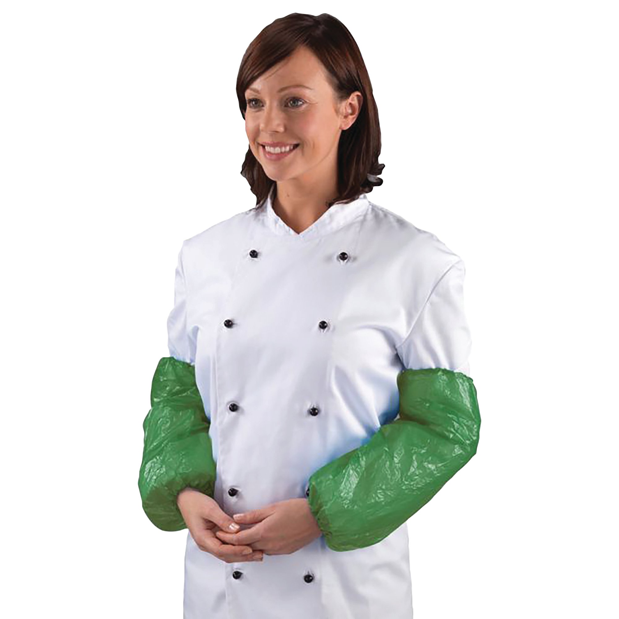 POLYTHENE OVERSLEEVES GREEN PK100