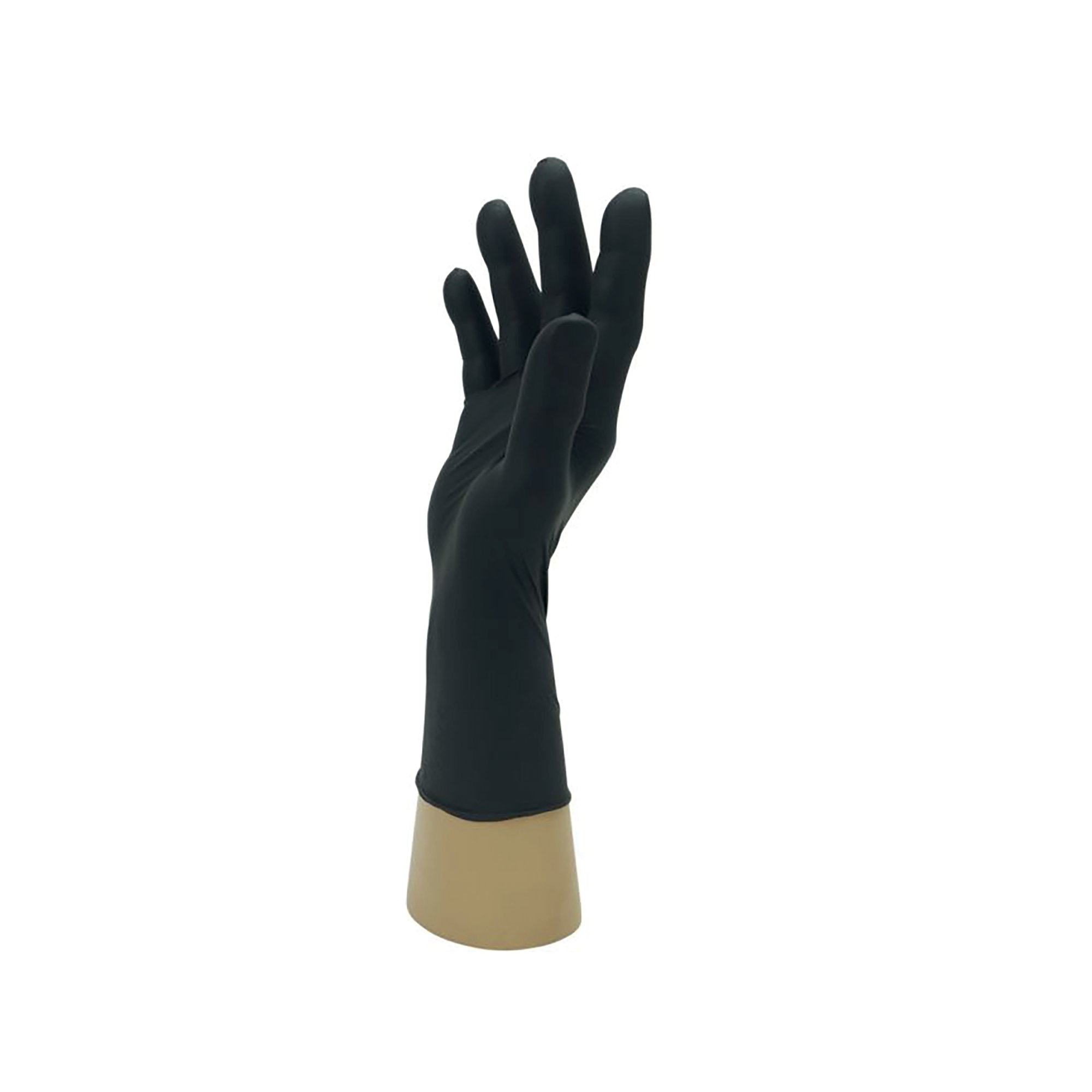NITRILE PF DISB GLOVES BLK L PK100