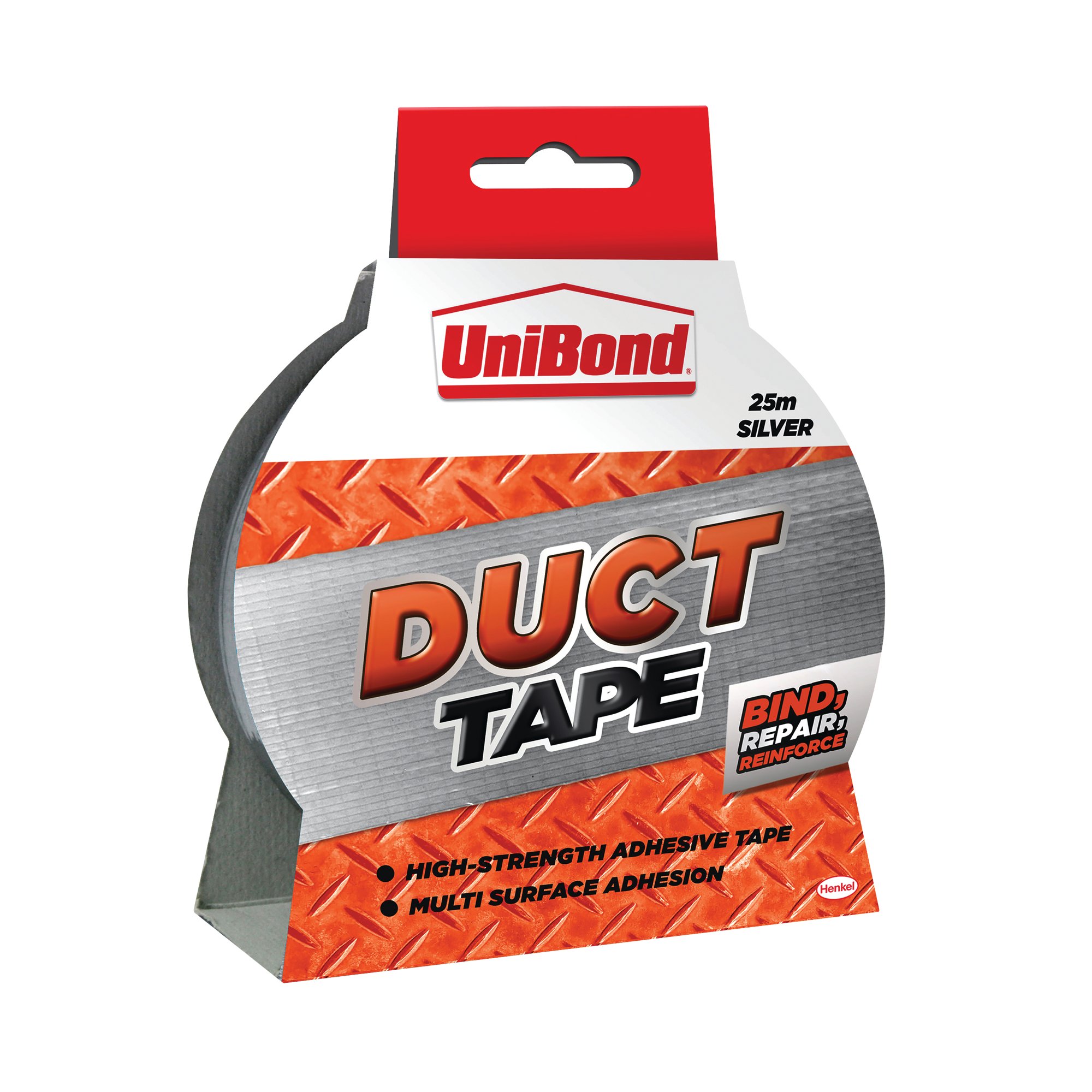 UNIBOND SILVER 50MMX25M DUCT TAPE