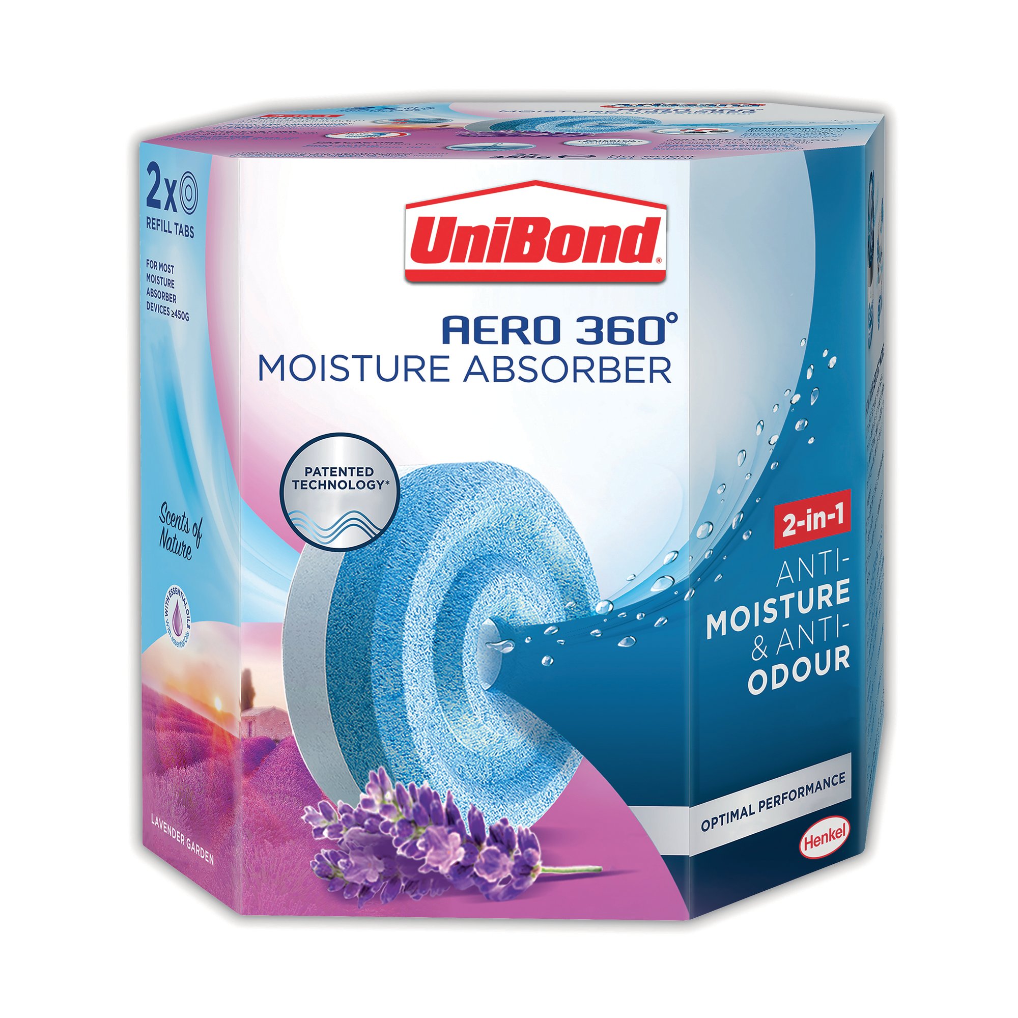 UNIBOND AERO 360 L/GRDN REFILLS PK2