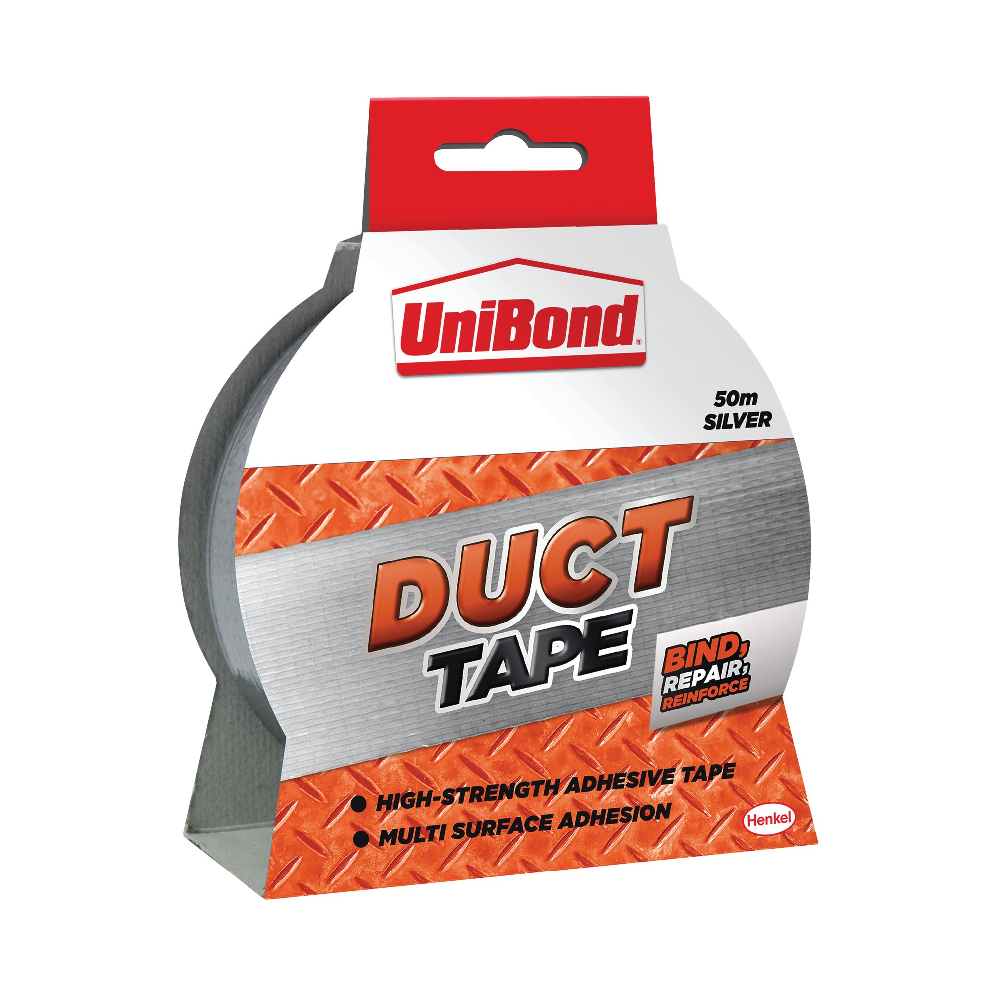 UNIBOND DUCT TAPE 50MMX50M SILVER