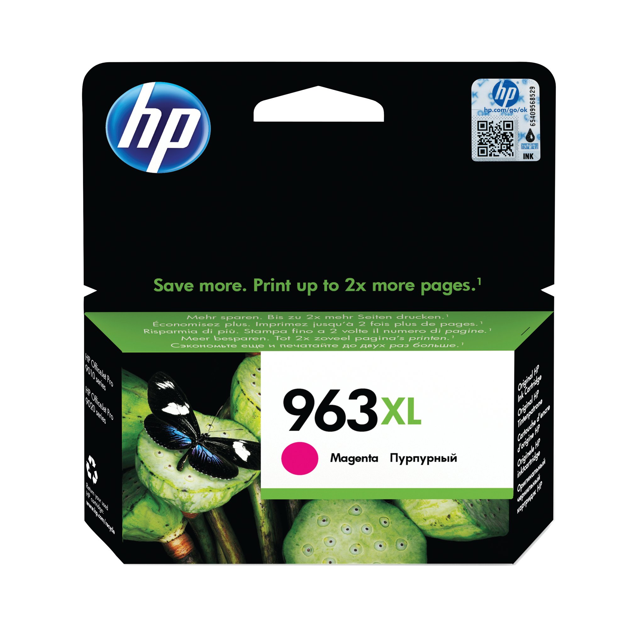HP 963XL INK CARTRIDGE HY MAGENTA