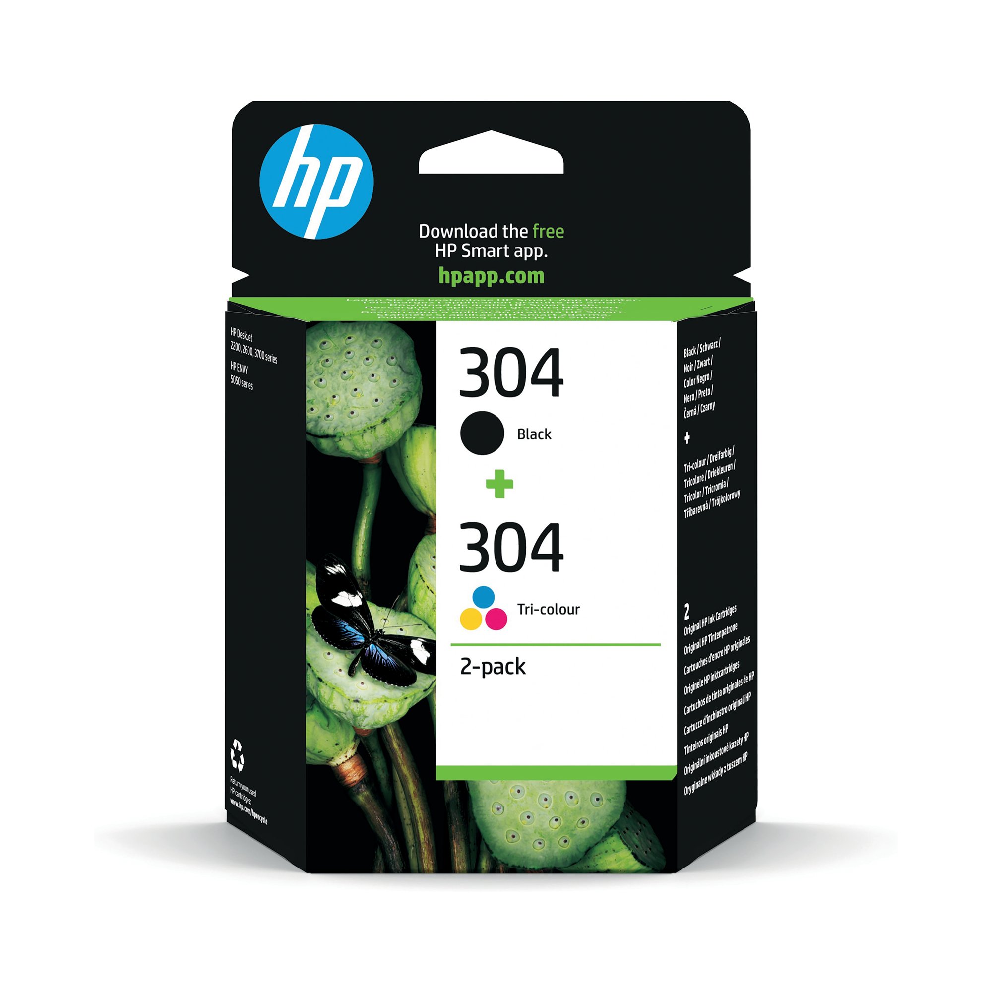 HP 304 INK CARTRIDGE 2-PACK