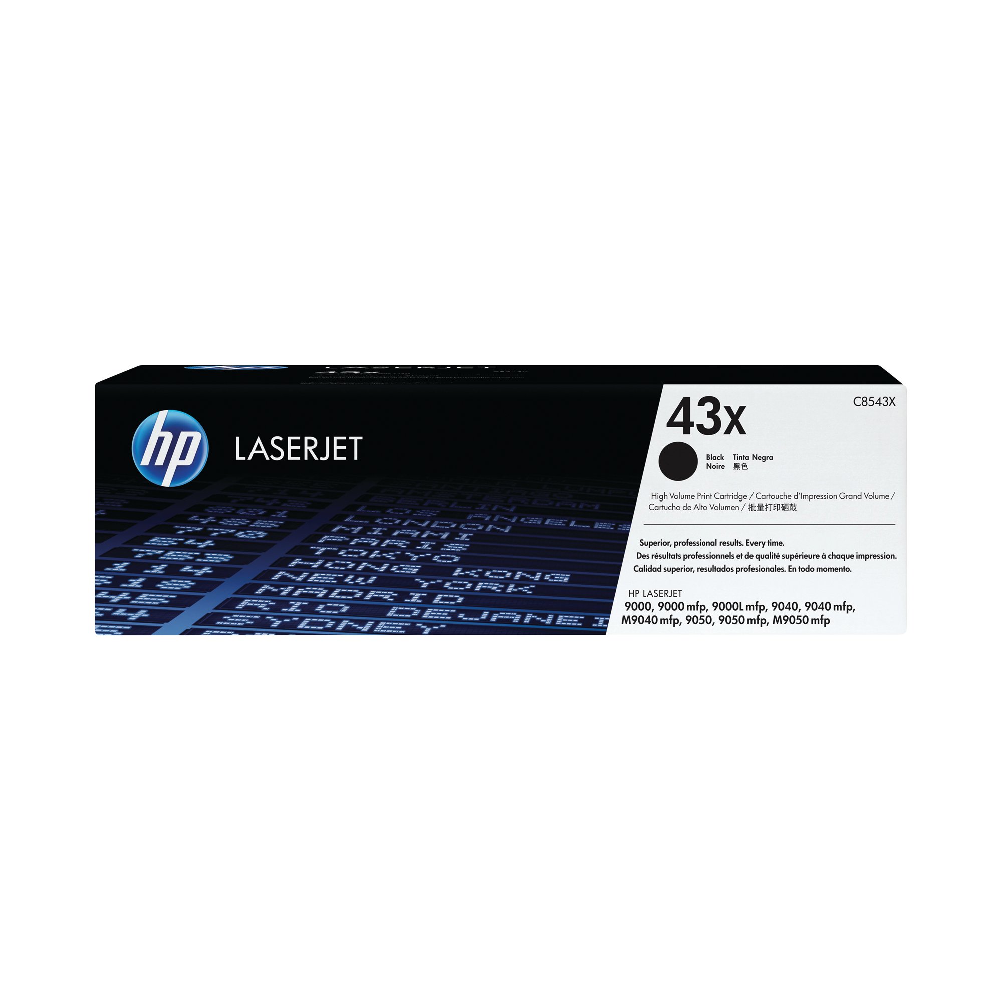 HP 43X LASERJET TONER CART HY BLK