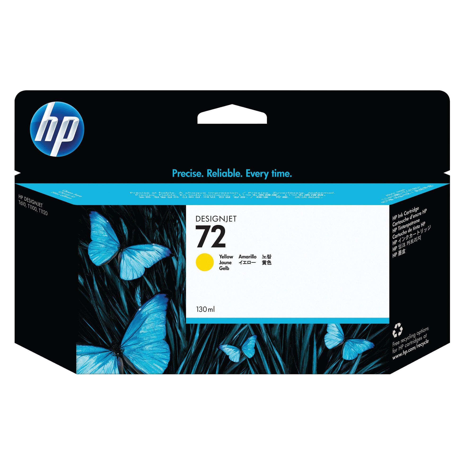 HP 72 DESIGNJET INK CART 130ML YLW