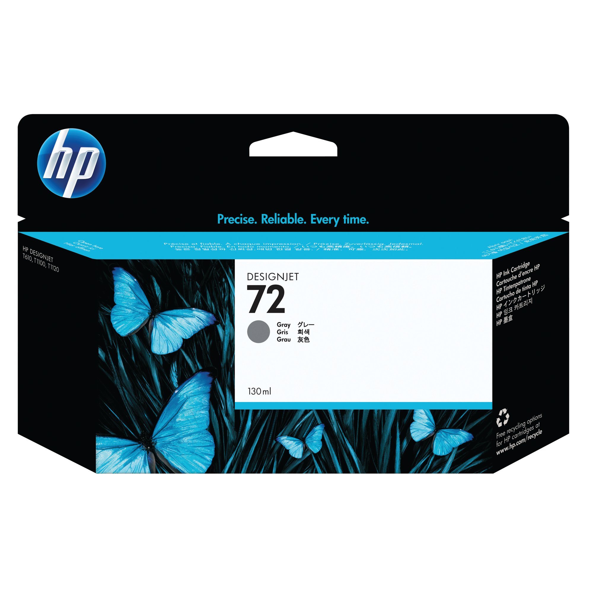 HP 72 INK CARTRIDGE 130ML GREY