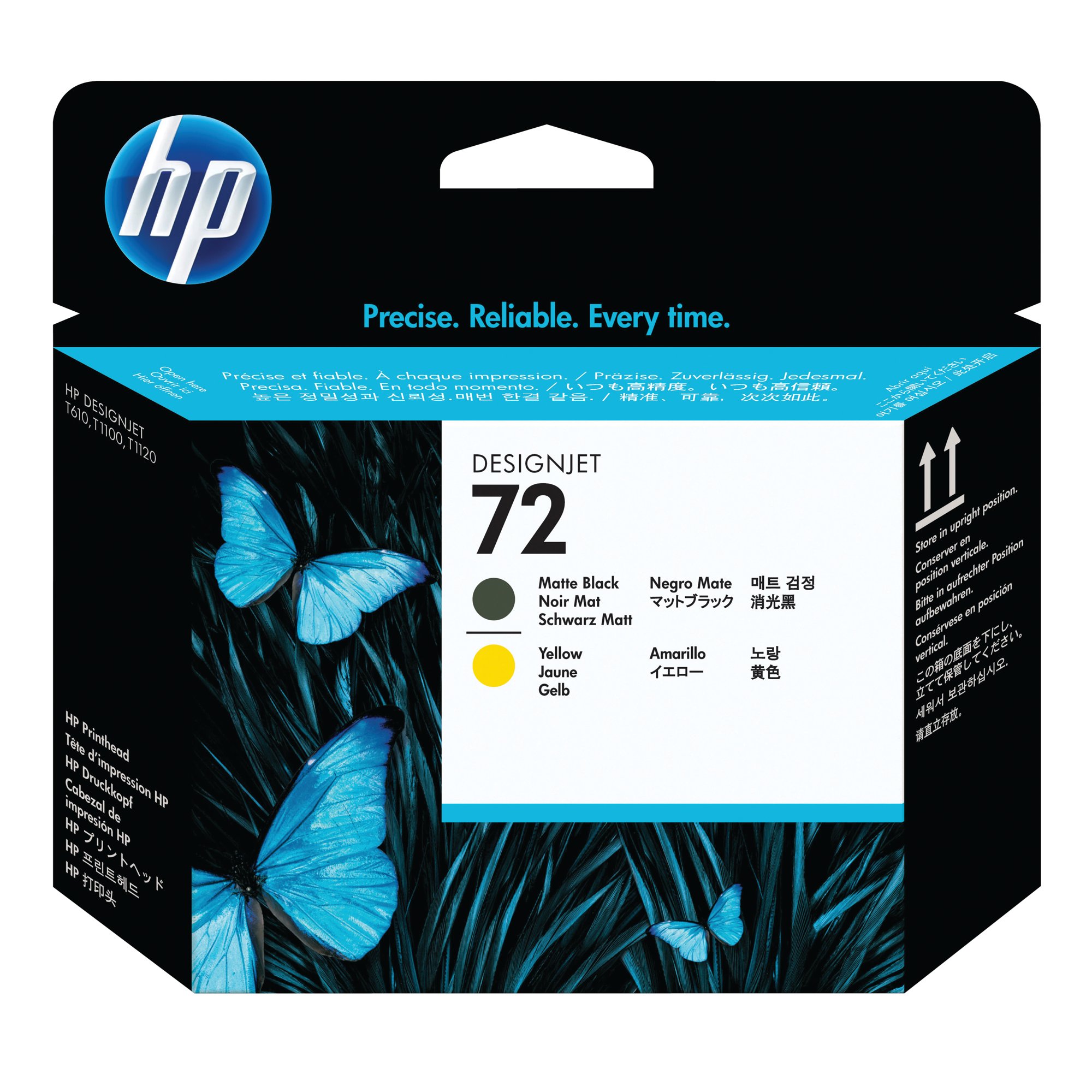HP 72 DESIGNJET PRINTHD MATT BLK/YLW