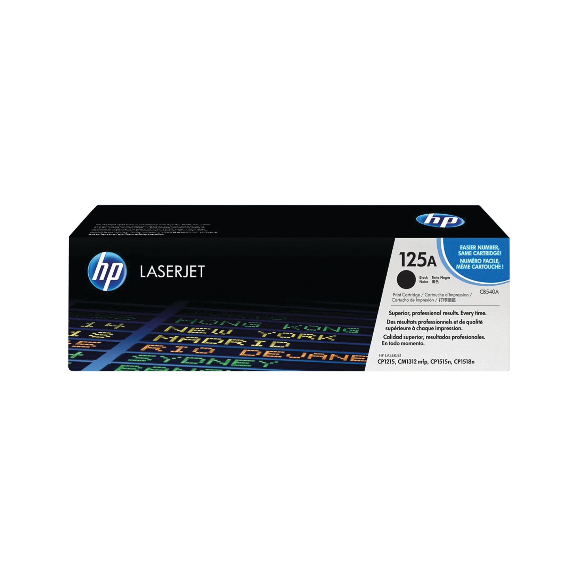 HP 125A LSRJET TONER CART BLK CB540A