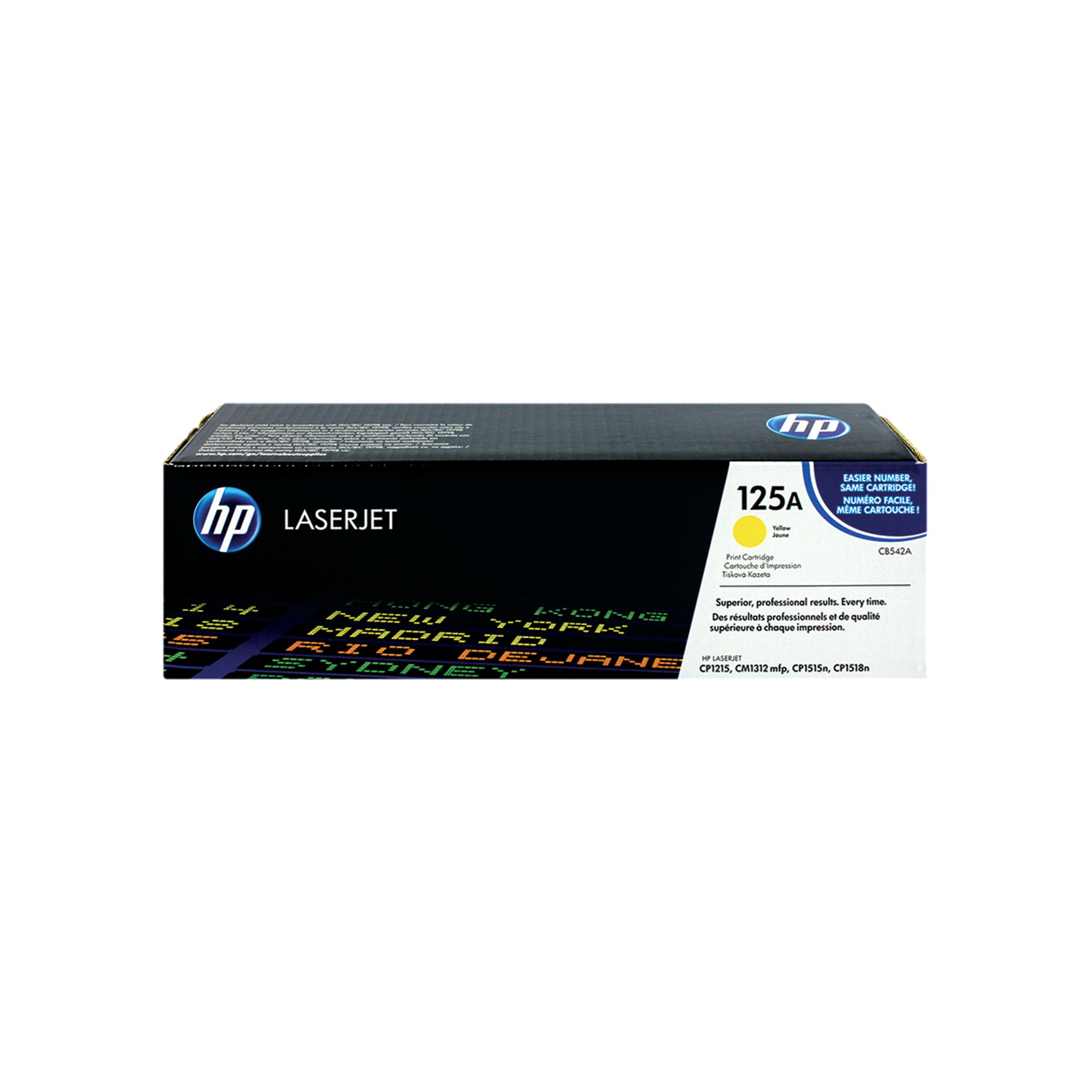 HP 125A LSRJET TONER CART YLW CB542A