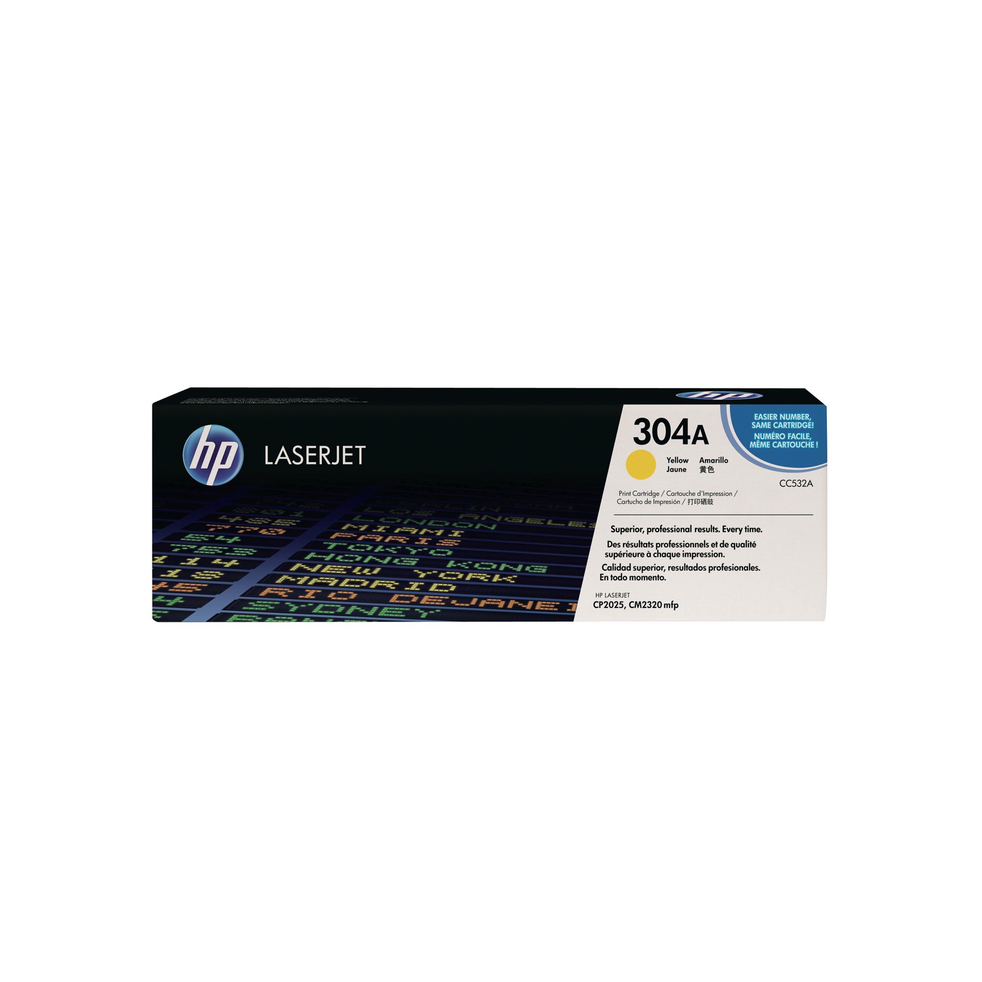 HP 304A YELLOW LASER TONER