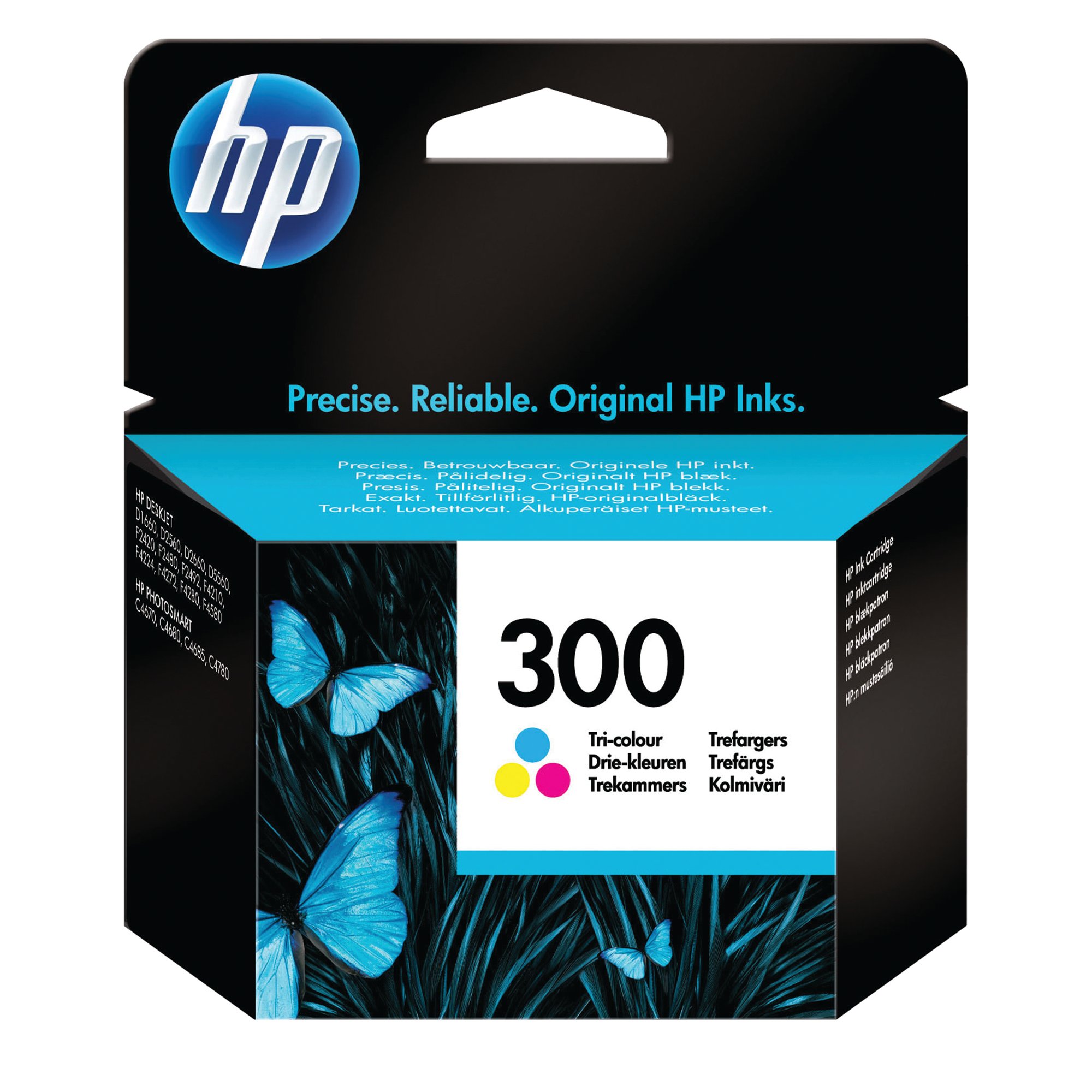 HP 300 INK CART TRI-COLR CMY CC643EE