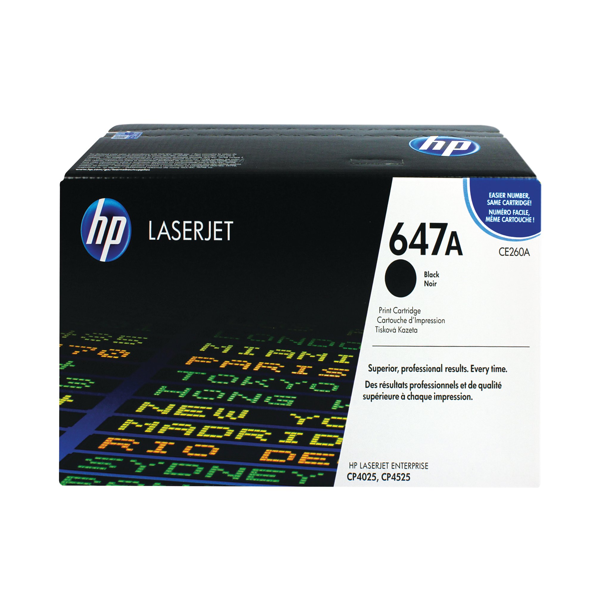 HP CE260A (647A) BLACK TONER
