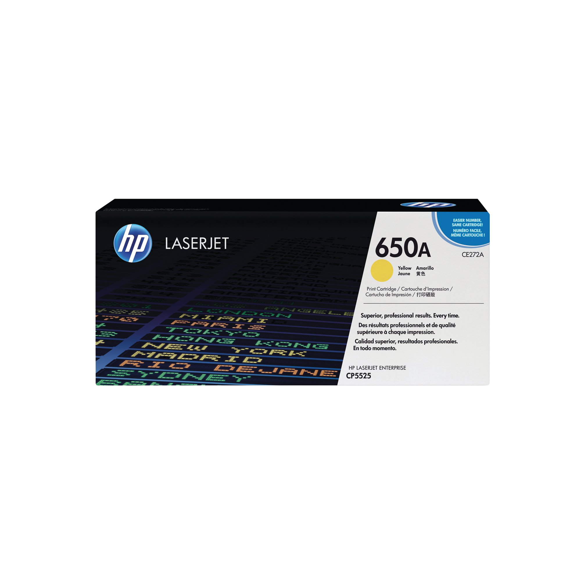 HP 650A LASERJET TONER YELLOW CE272A