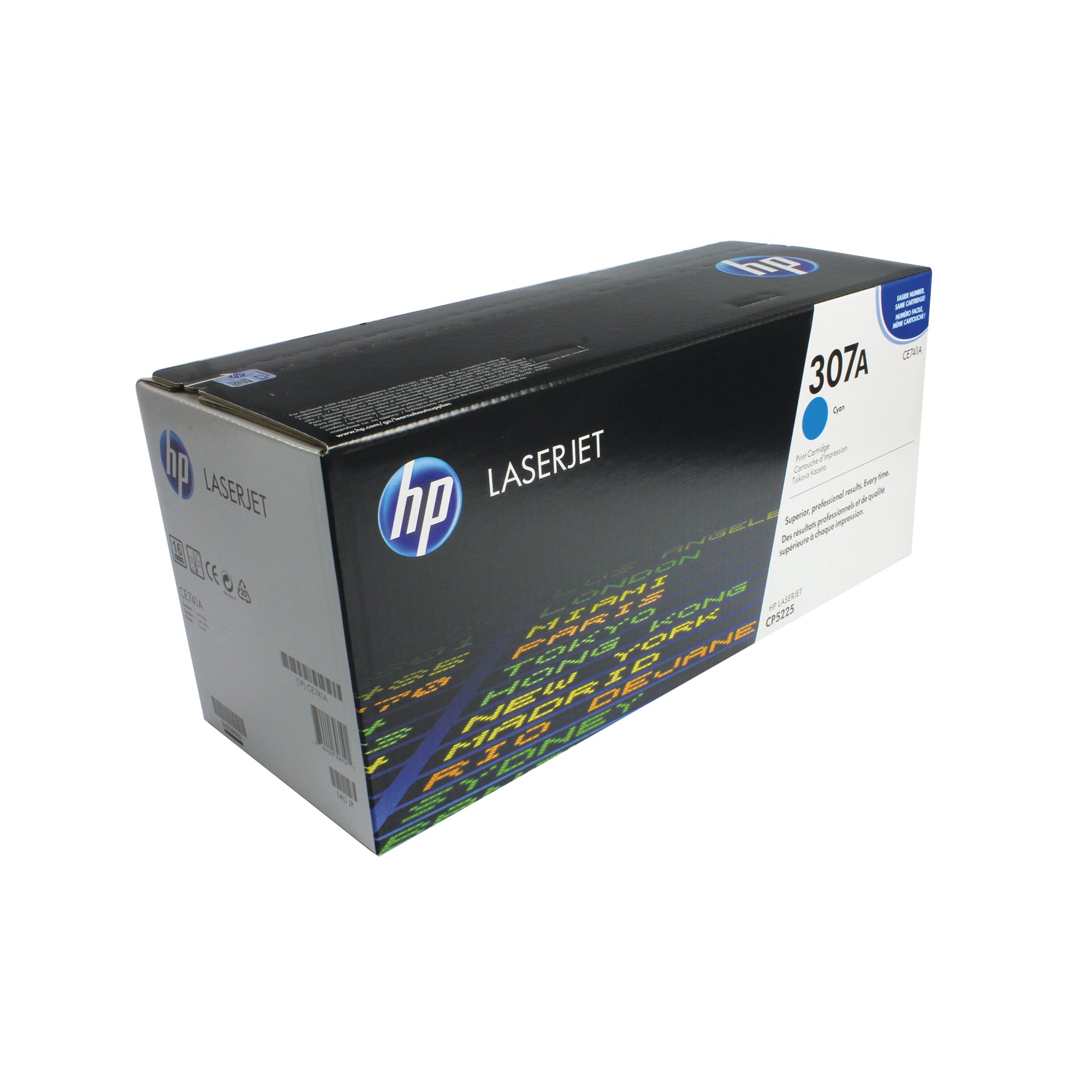HP 307A LASERJET TONER CYAN CE741A