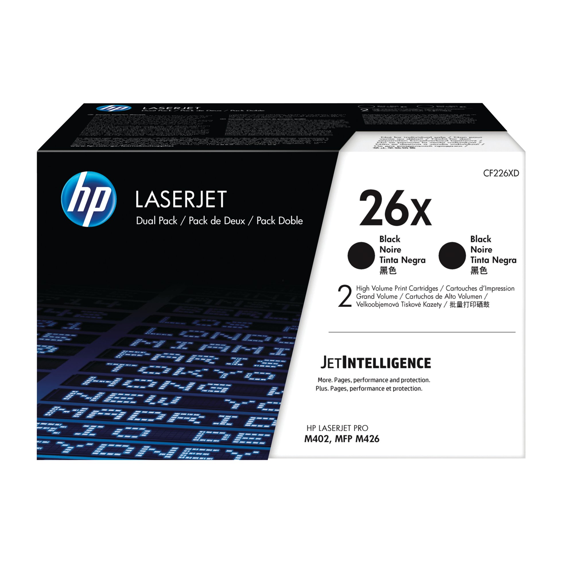 HP 26X HY TONER BLACK TWIN PACK