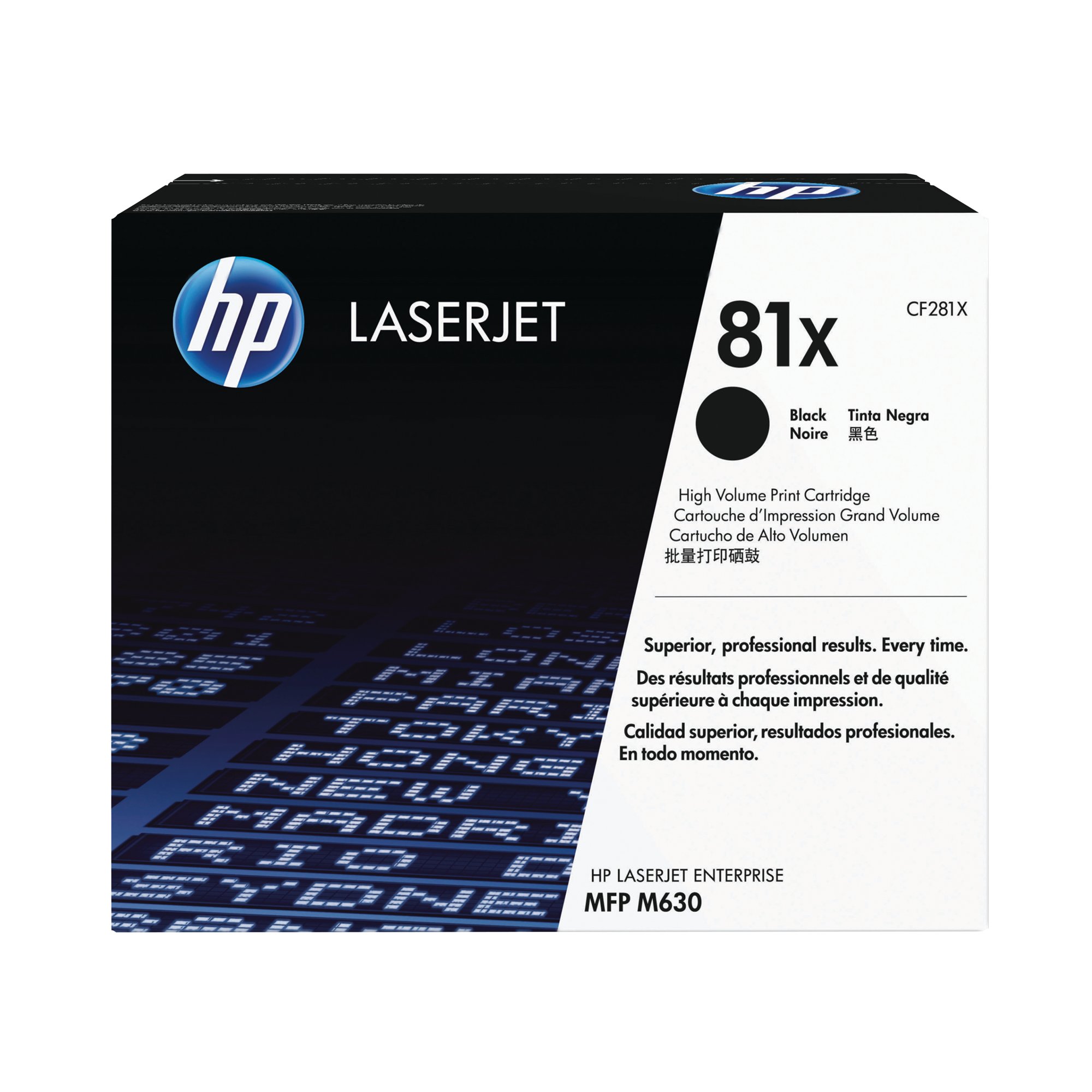 HP 81X HY BLACK TONER CARTRIDGE