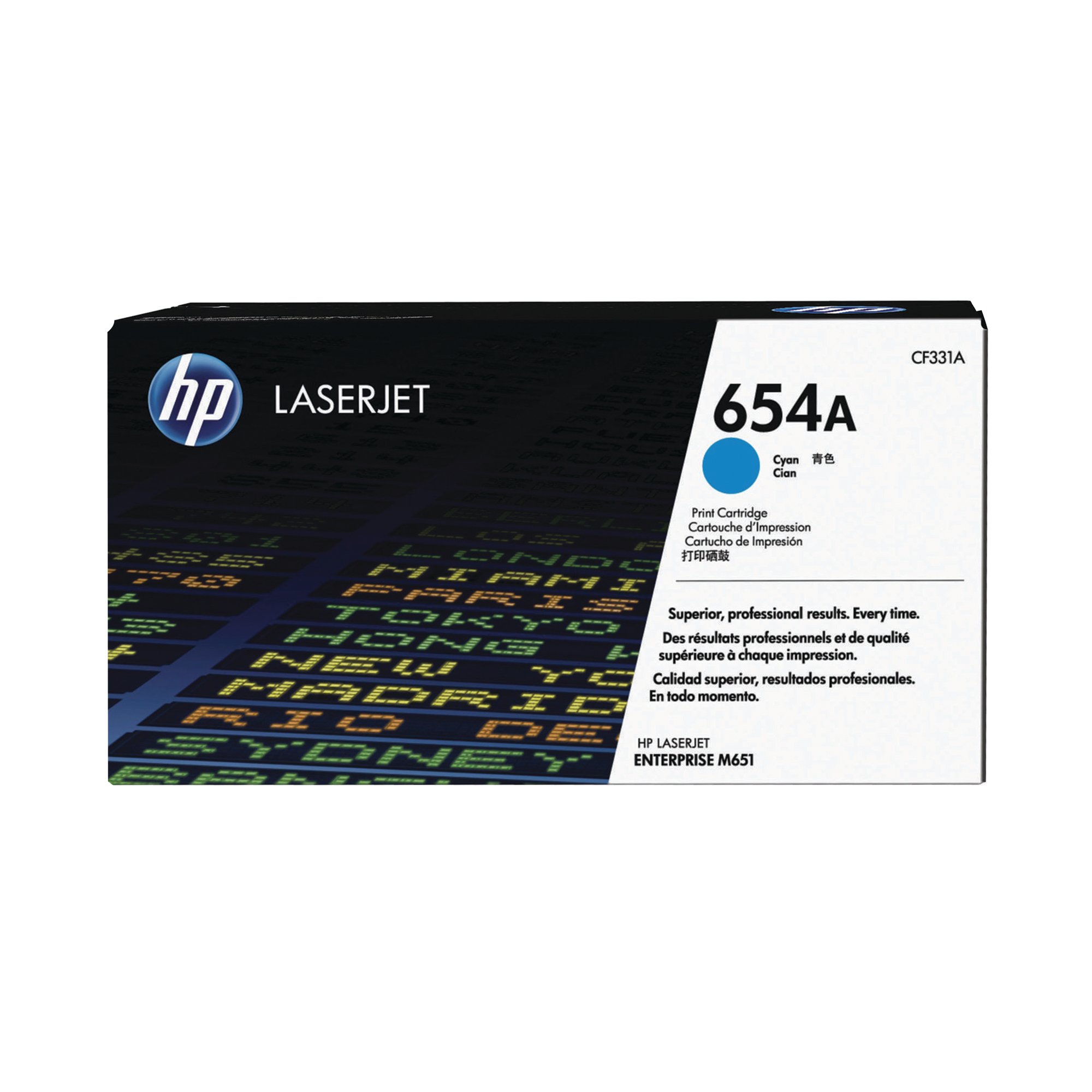 HP 654A LASER TONER CYAN CF331A