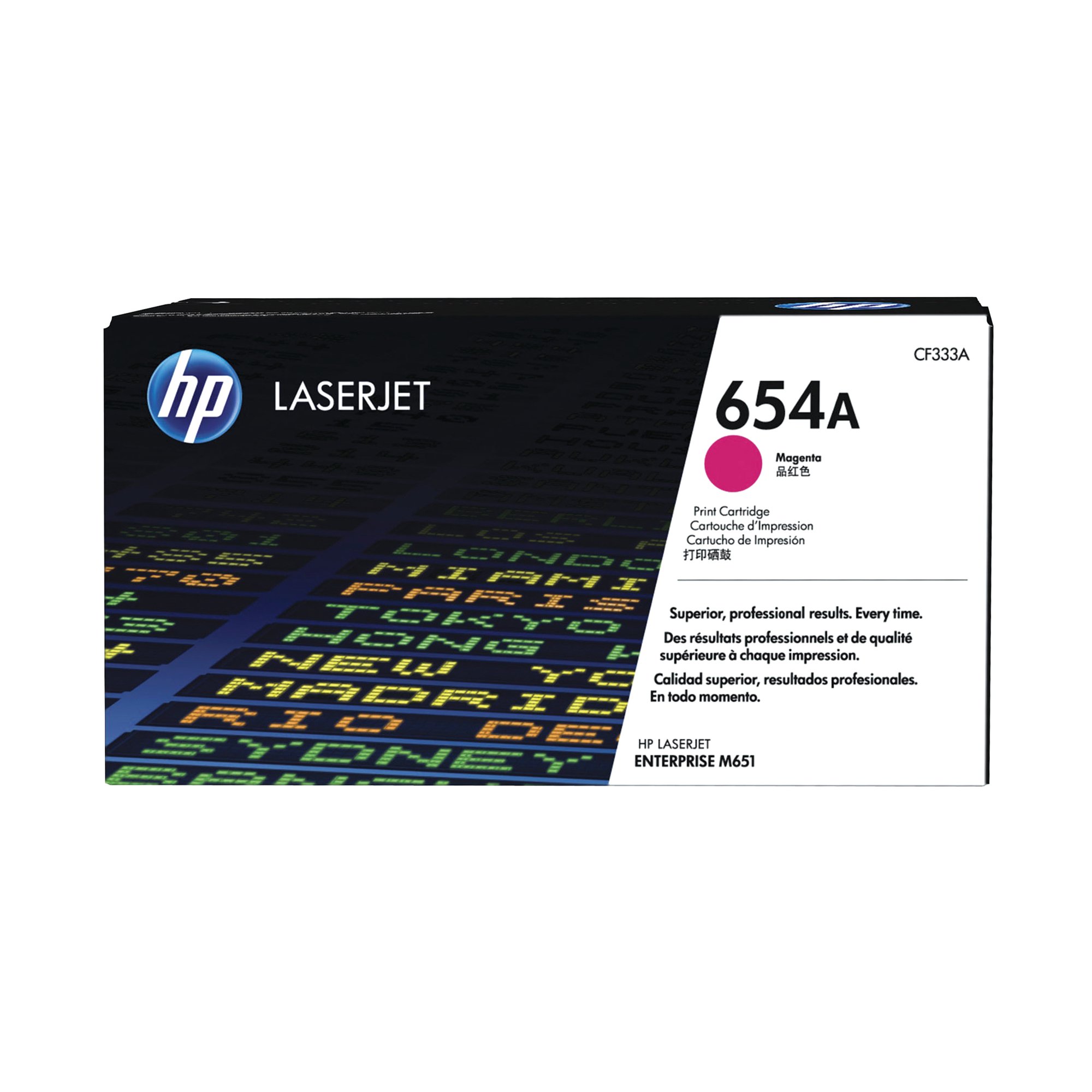 HP 654A LASER TONER MAGENTA CF333A